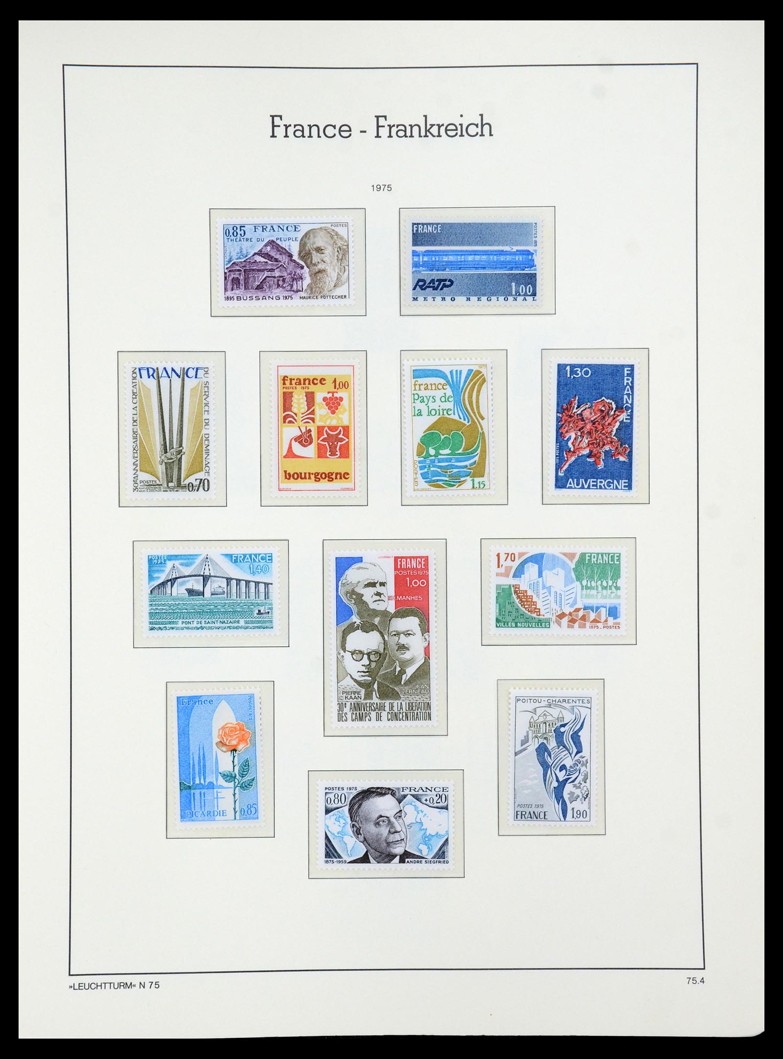 35707 113 - Stamp Collection 35707 Frankrijk 1945-1978.