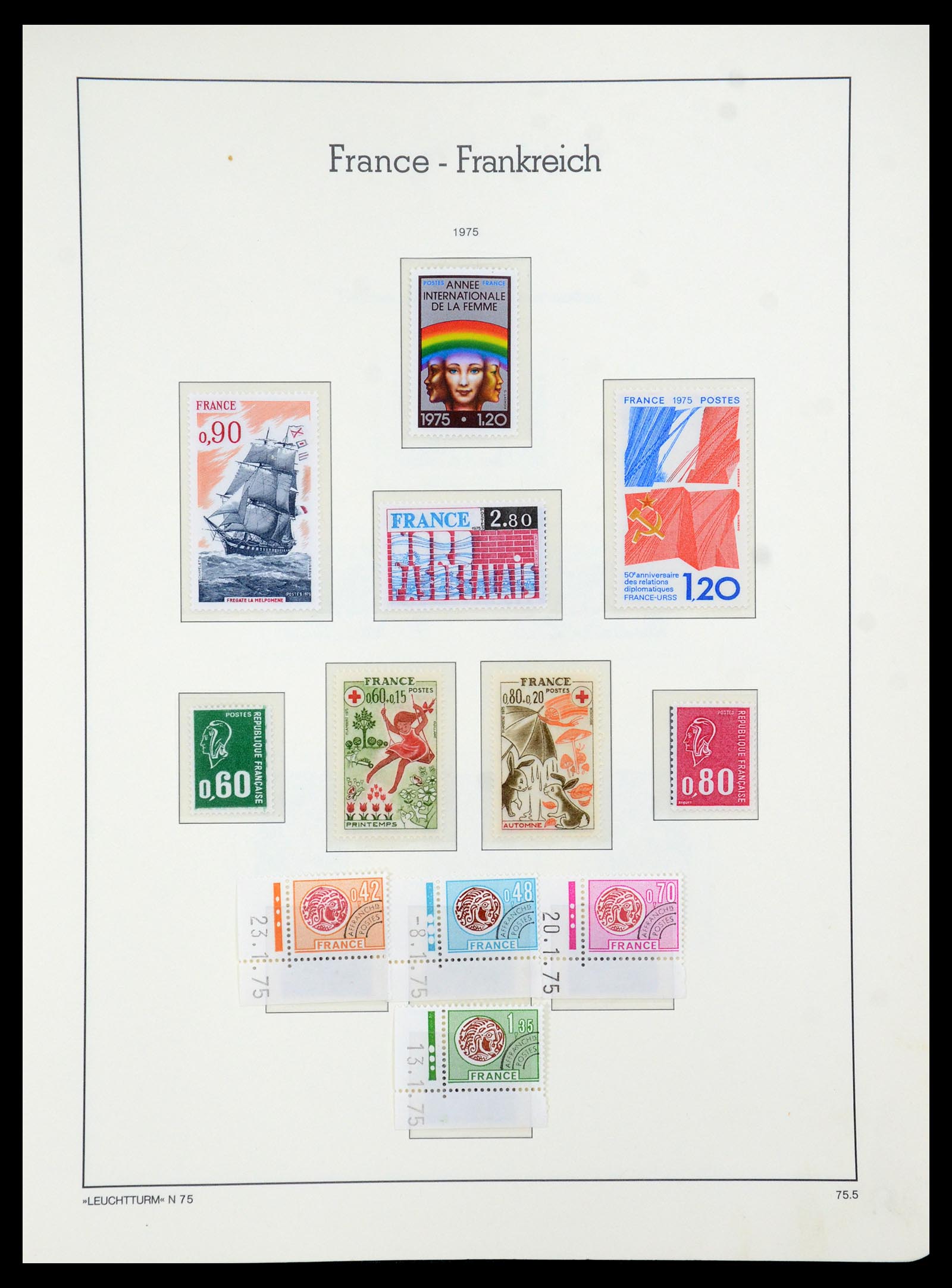 35707 114 - Stamp Collection 35707 Frankrijk 1945-1978.