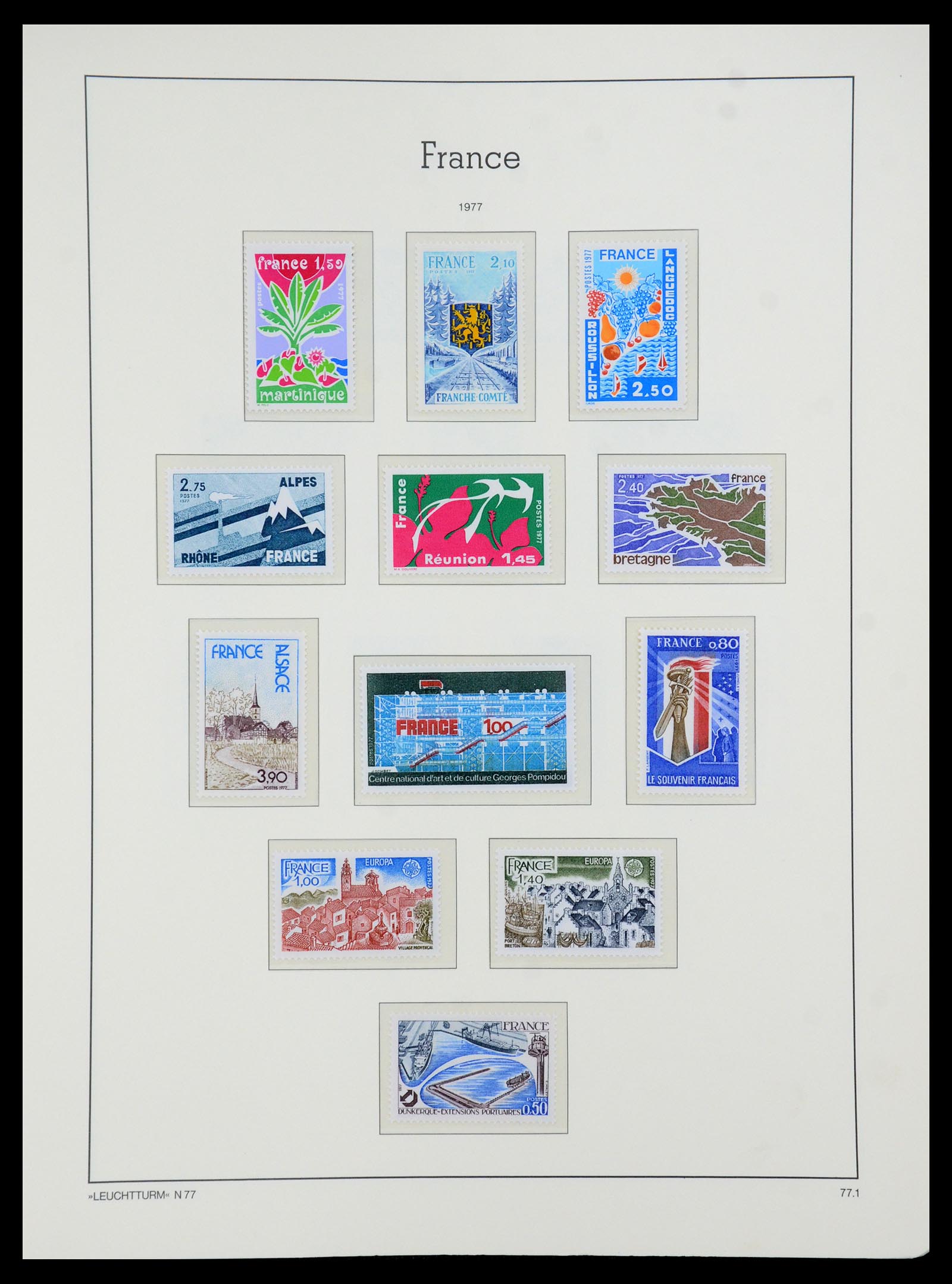 35707 122 - Postzegelverzameling 35707 Frankrijk 1945-1978.