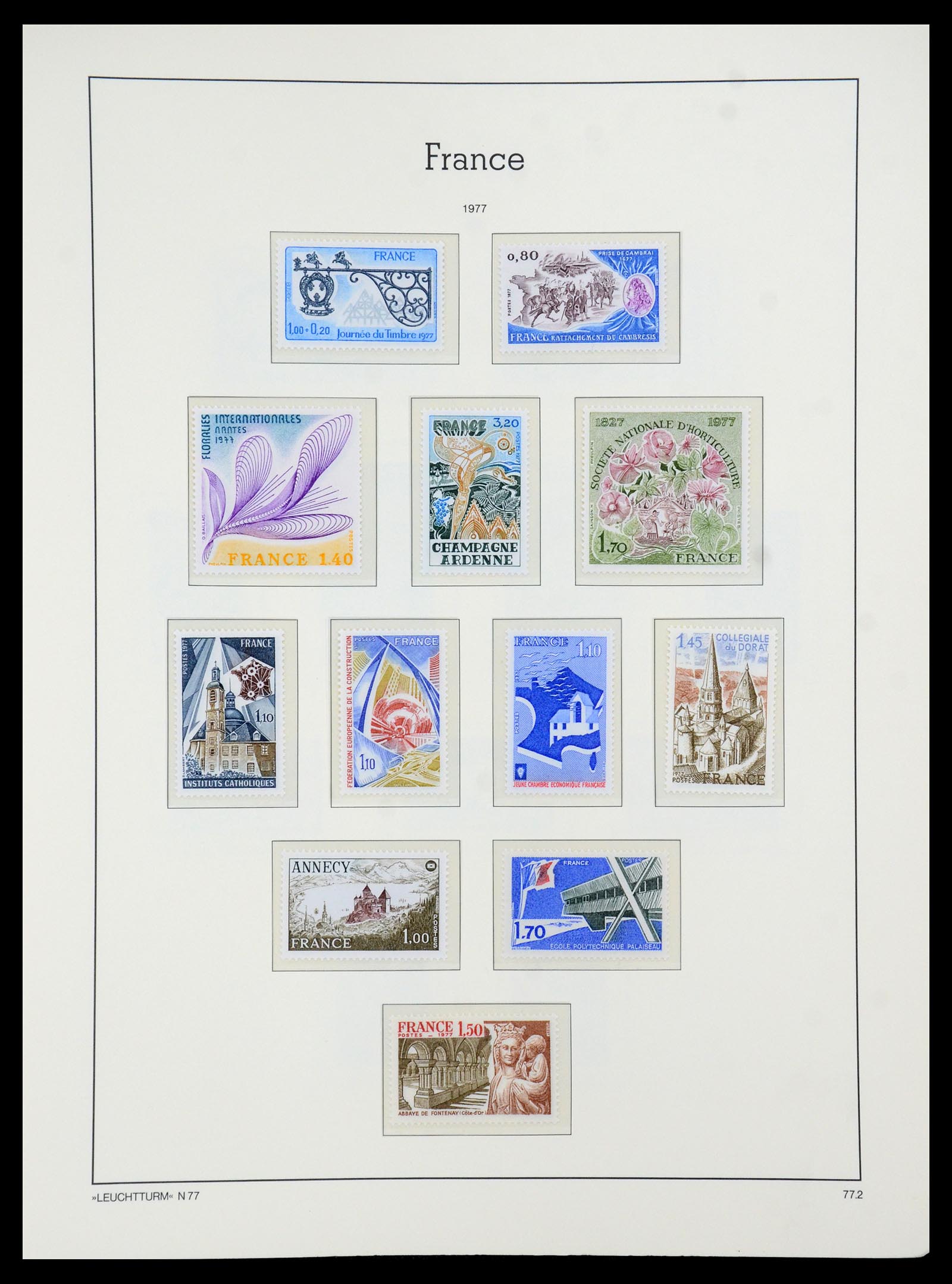 35707 123 - Postzegelverzameling 35707 Frankrijk 1945-1978.