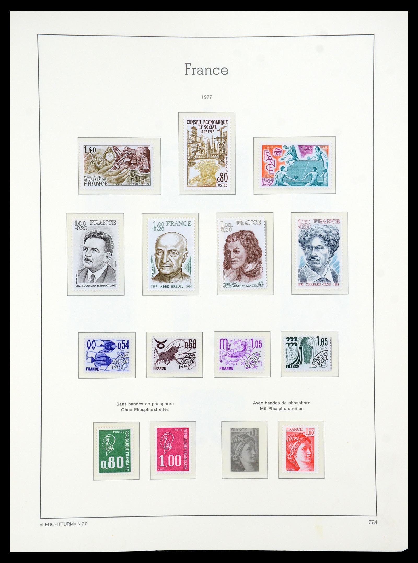 35707 125 - Postzegelverzameling 35707 Frankrijk 1945-1978.