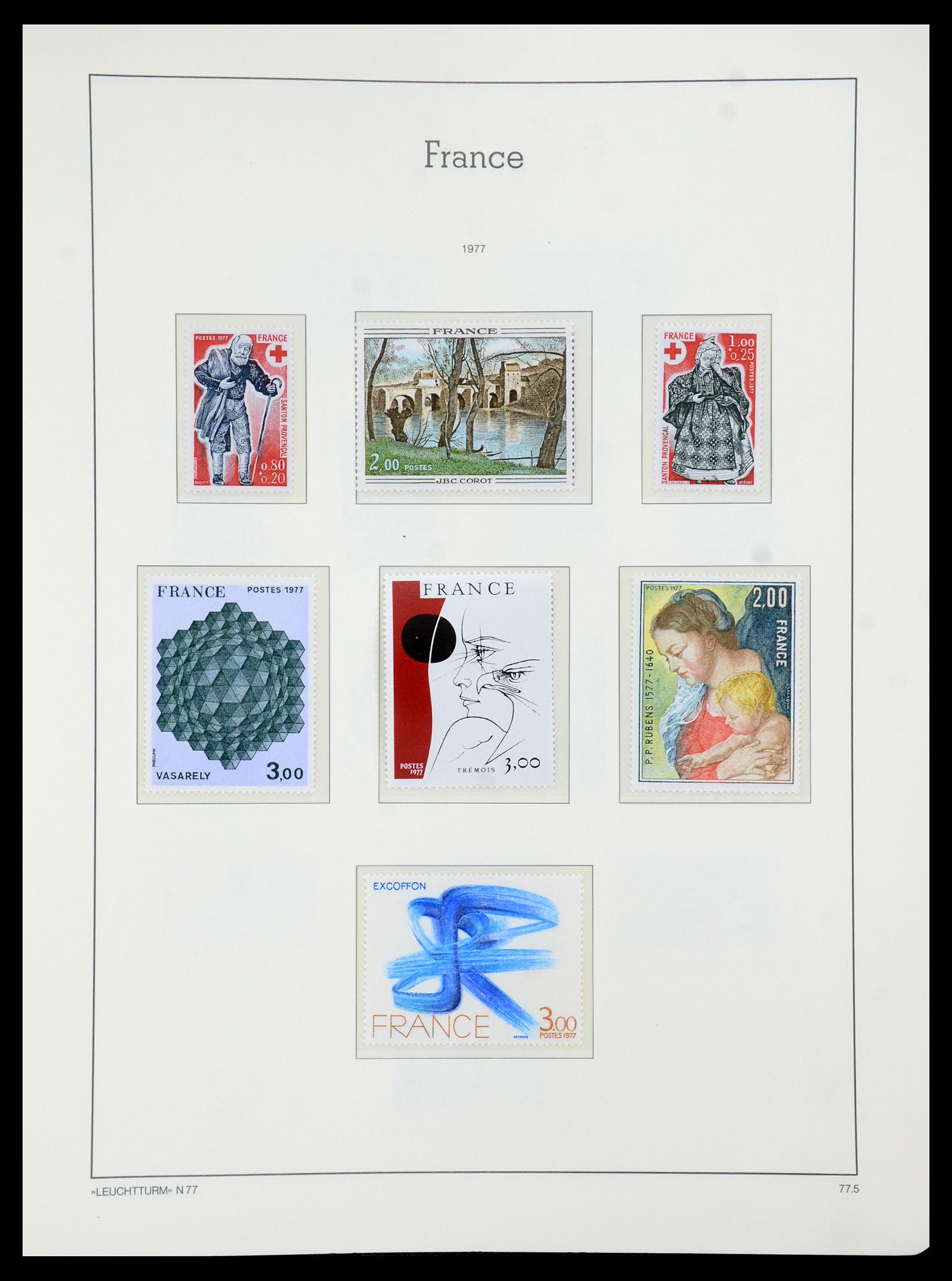 35707 126 - Postzegelverzameling 35707 Frankrijk 1945-1978.