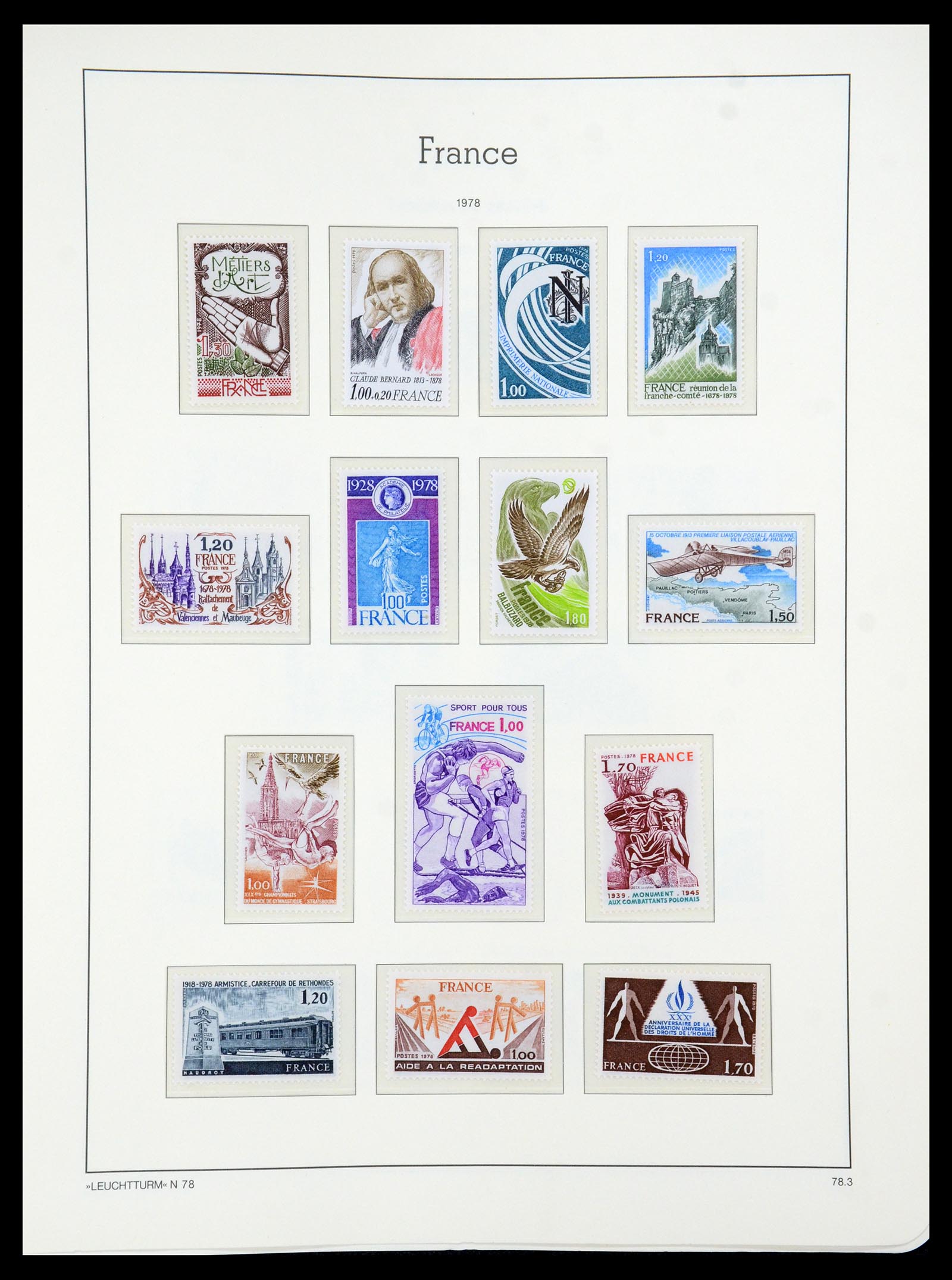 35707 129 - Stamp Collection 35707 Frankrijk 1945-1978.