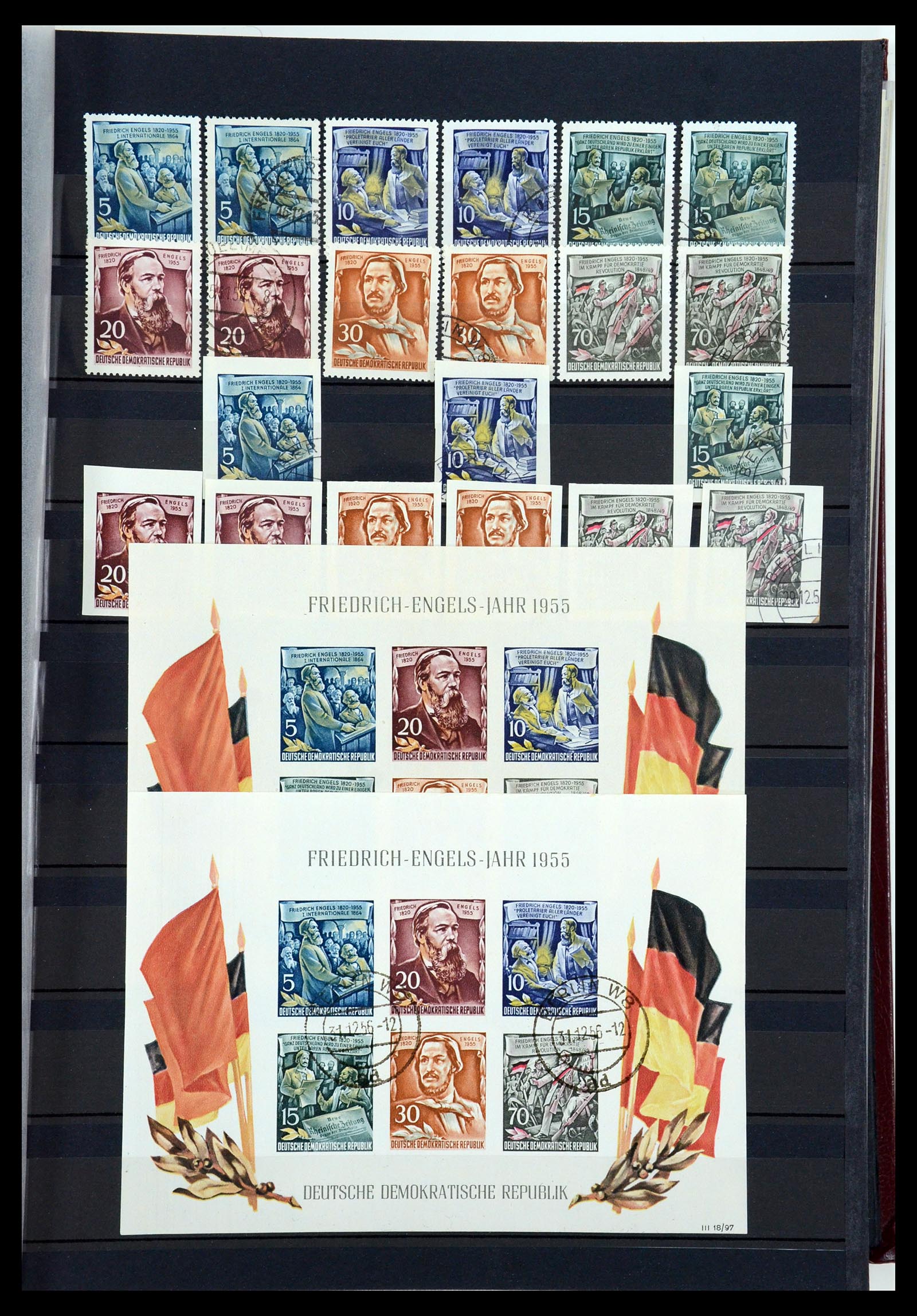 35708 015 - Stamp Collection 35708 GDR 1949-1990.