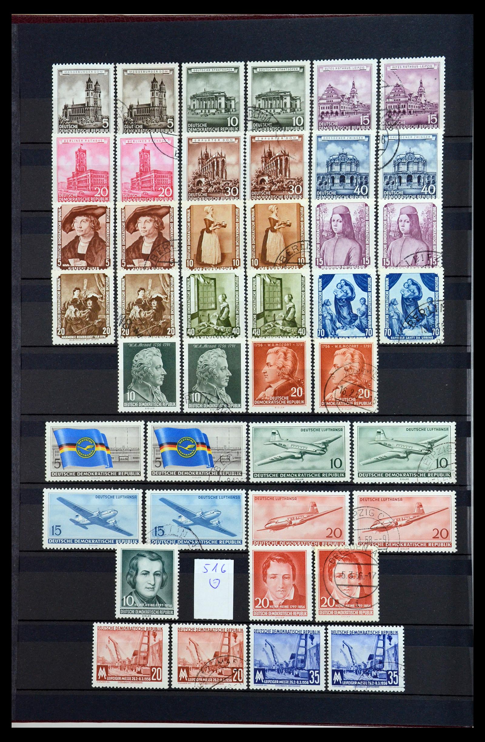 35708 016 - Postzegelverzameling 35708 DDR 1949-1990.