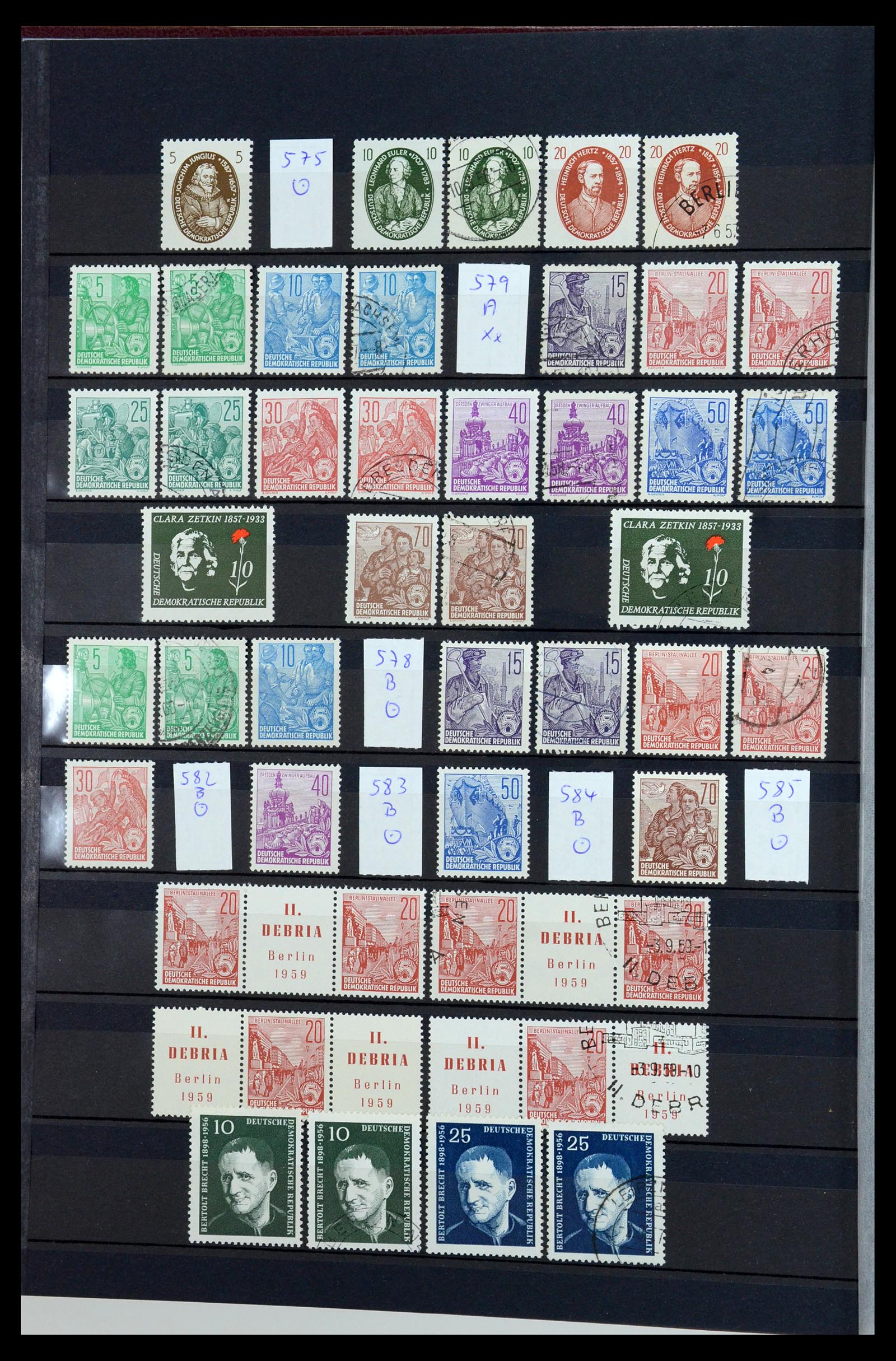 35708 020 - Stamp Collection 35708 GDR 1949-1990.