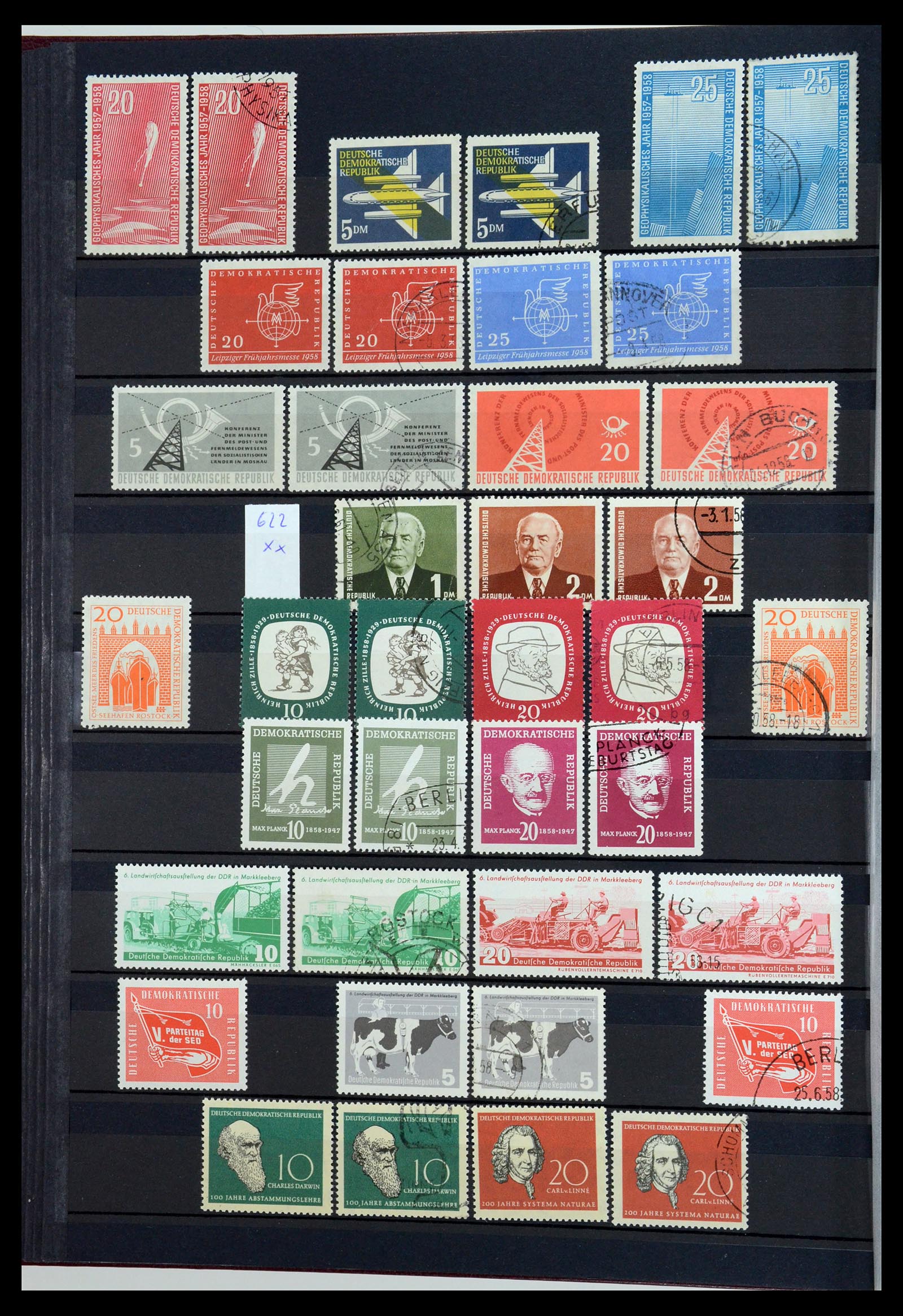 35708 022 - Stamp Collection 35708 GDR 1949-1990.