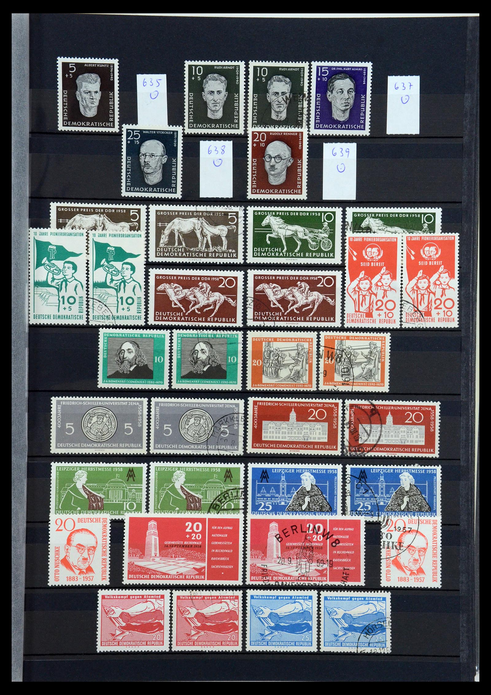 35708 023 - Stamp Collection 35708 GDR 1949-1990.