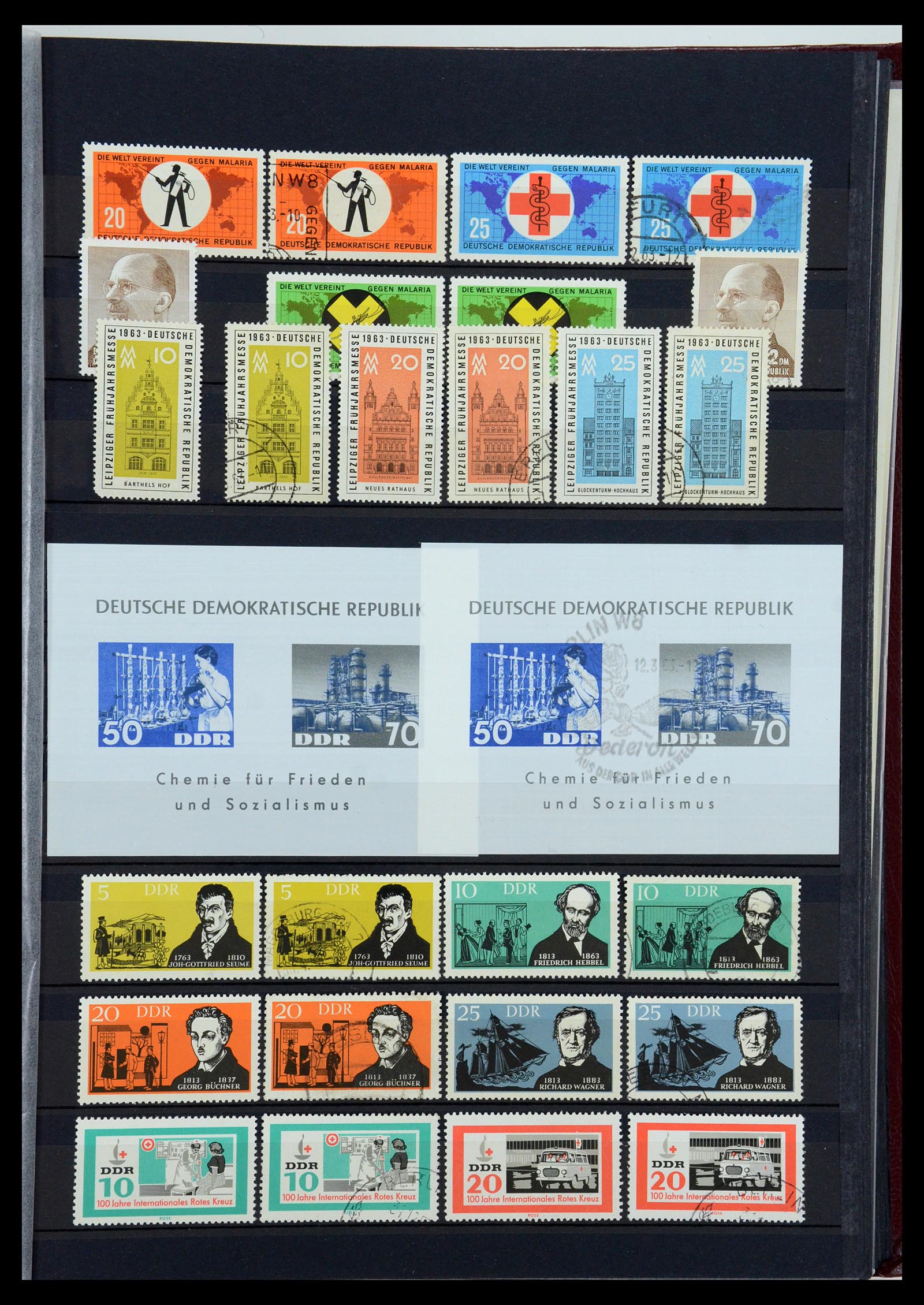 35708 041 - Postzegelverzameling 35708 DDR 1949-1990.