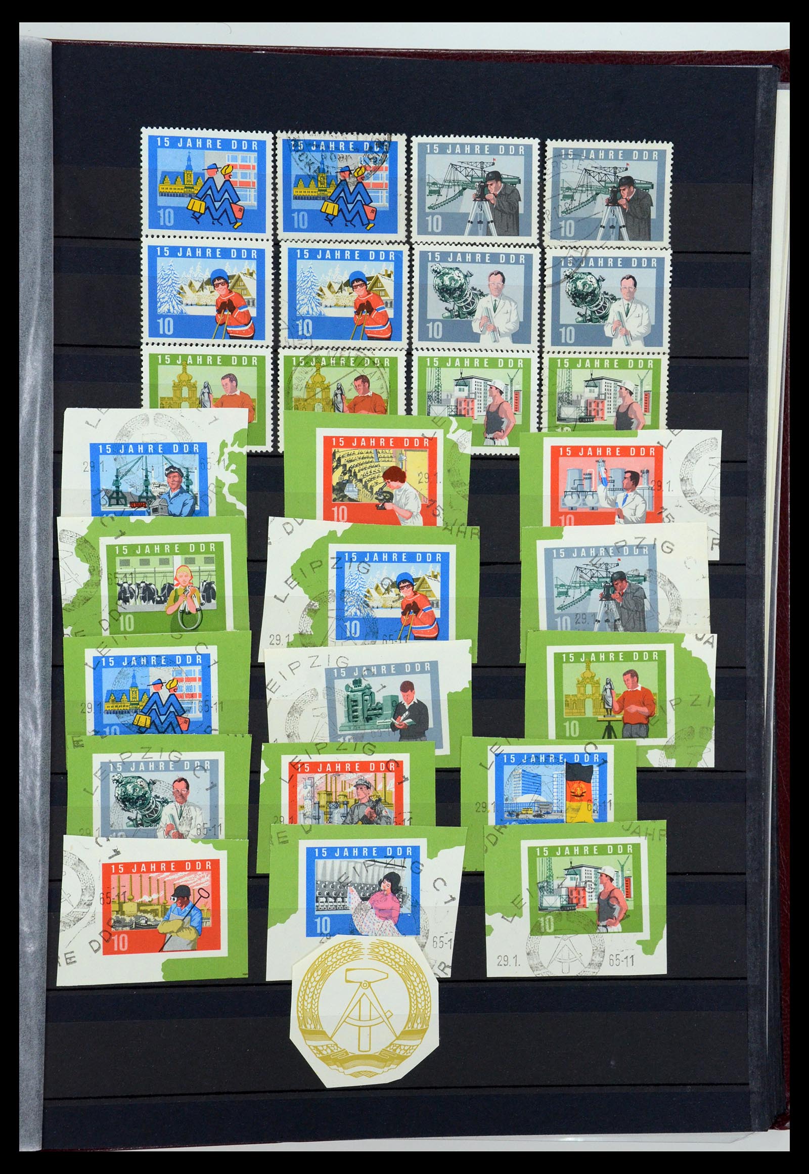 35708 049 - Postzegelverzameling 35708 DDR 1949-1990.