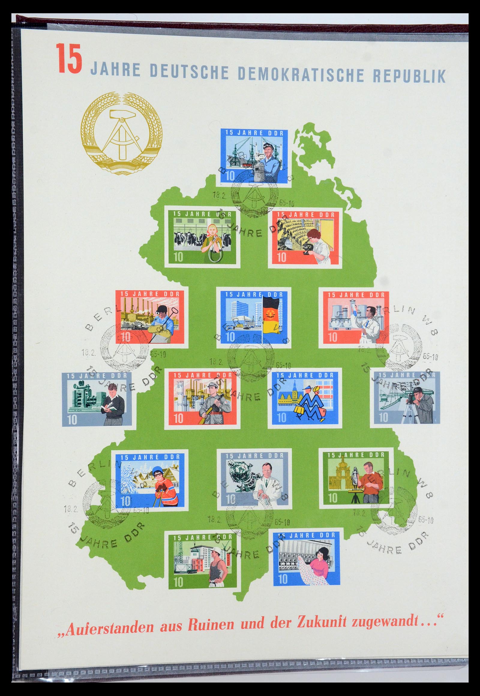 35708 051 - Postzegelverzameling 35708 DDR 1949-1990.
