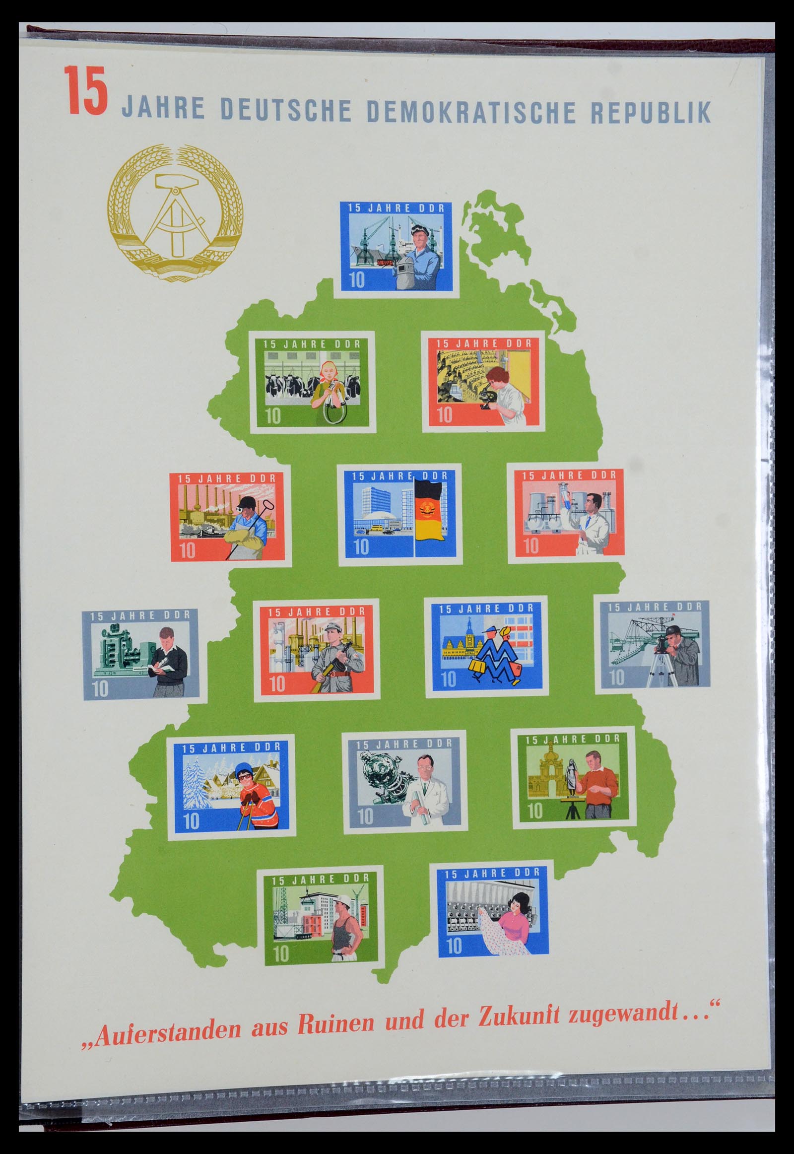 35708 052 - Postzegelverzameling 35708 DDR 1949-1990.