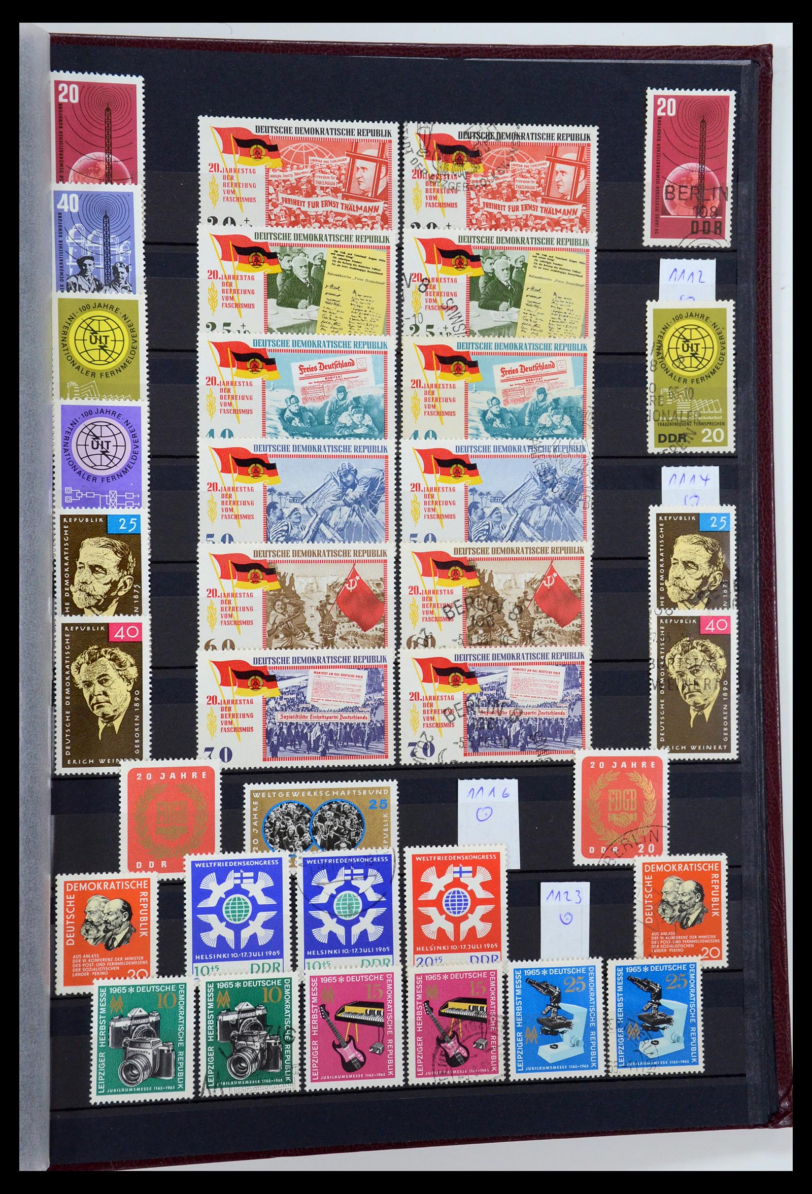 35708 056 - Postzegelverzameling 35708 DDR 1949-1990.
