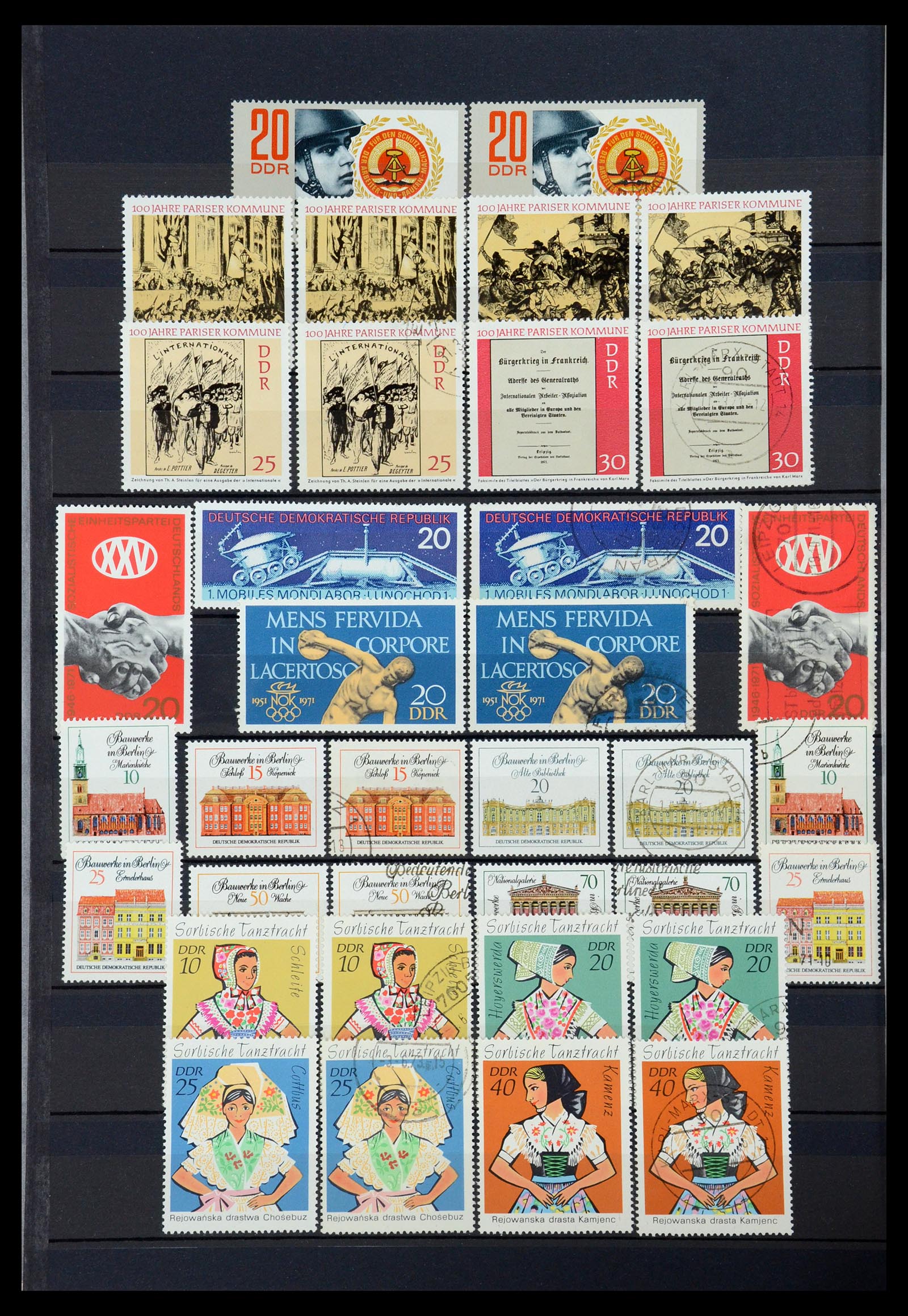 35708 095 - Stamp Collection 35708 GDR 1949-1990.