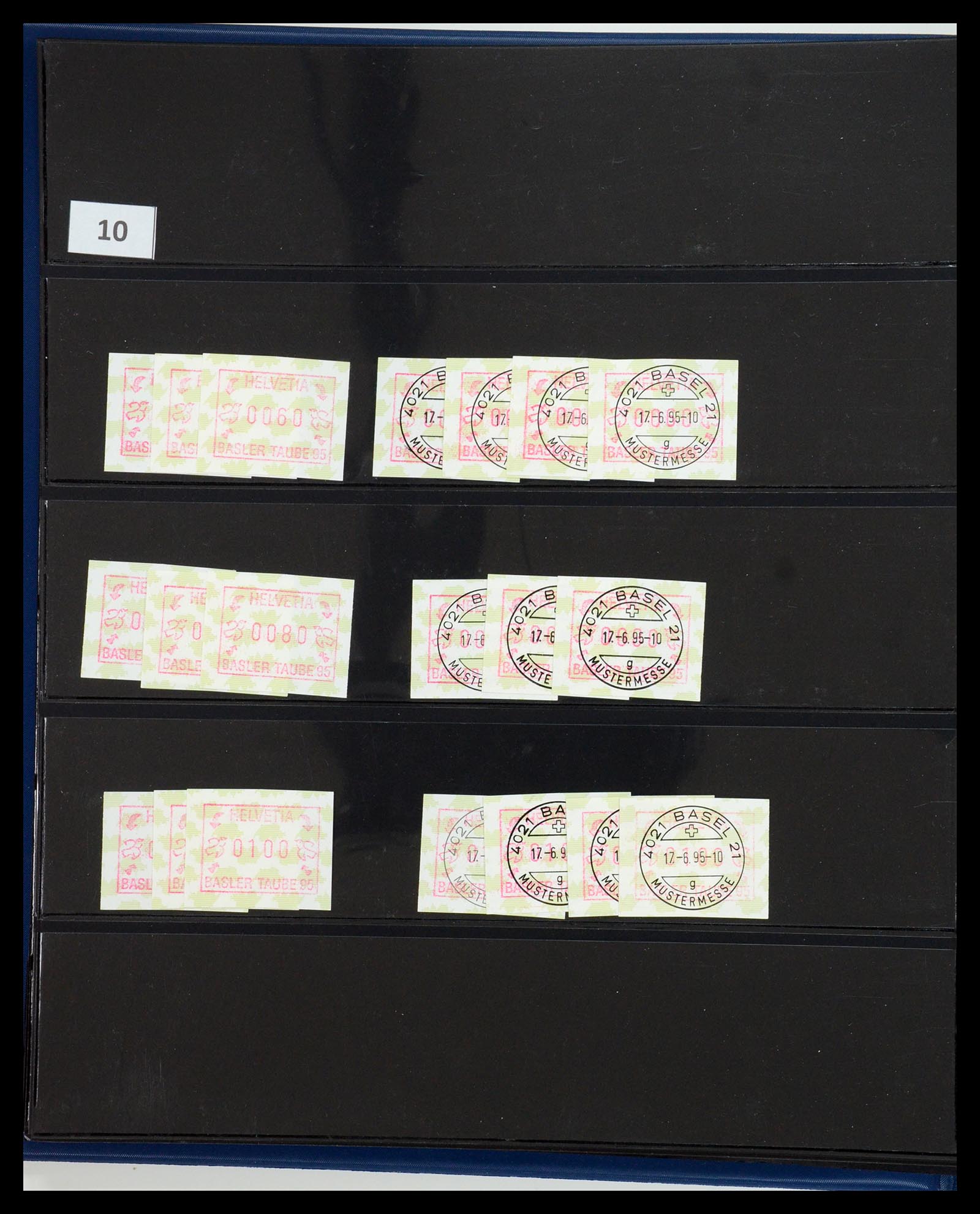 35711 014 - Postzegelverzameling 35711 Zwitserland automaatzegels 1976-2005.