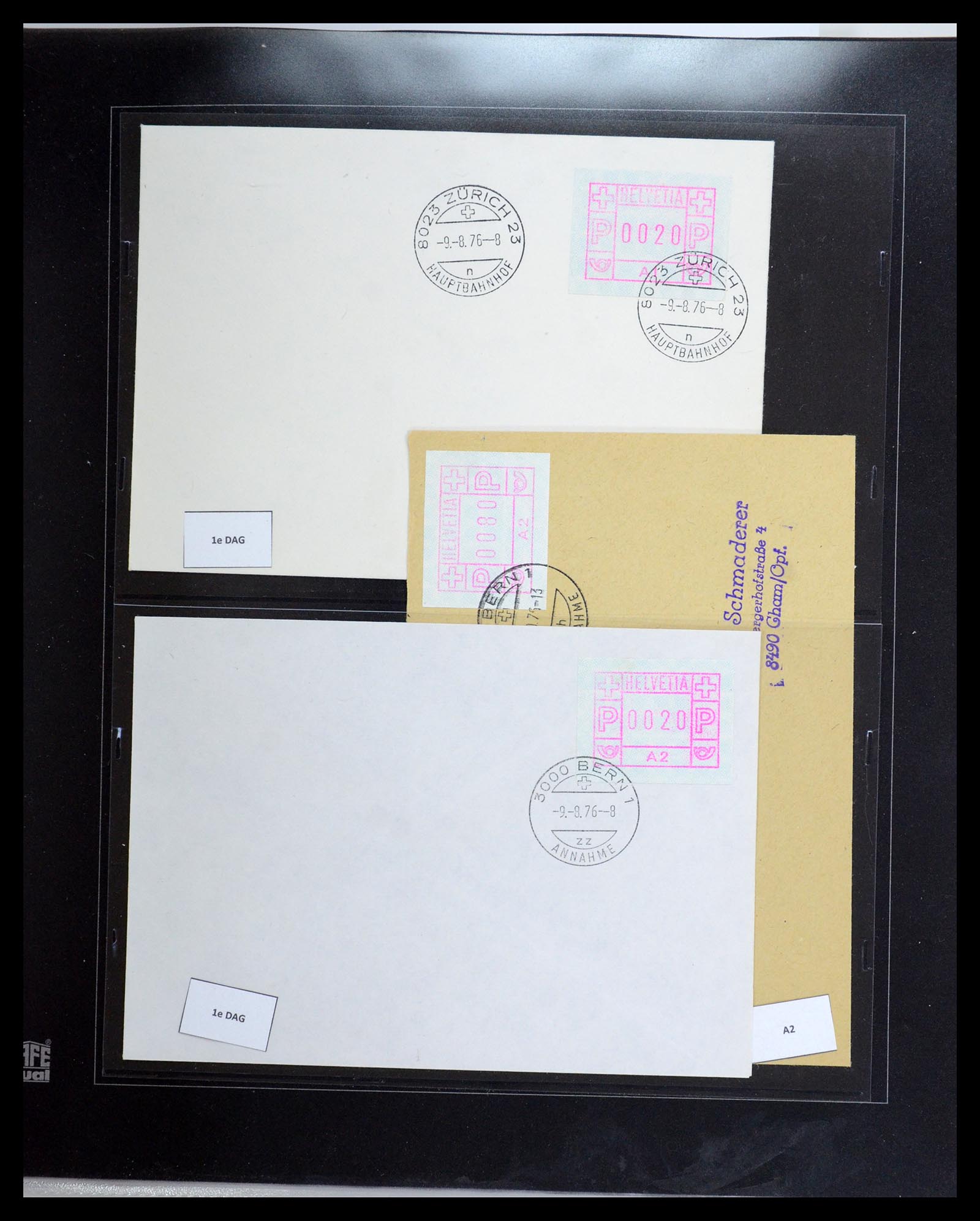 35711 021 - Postzegelverzameling 35711 Zwitserland automaatzegels 1976-2005.
