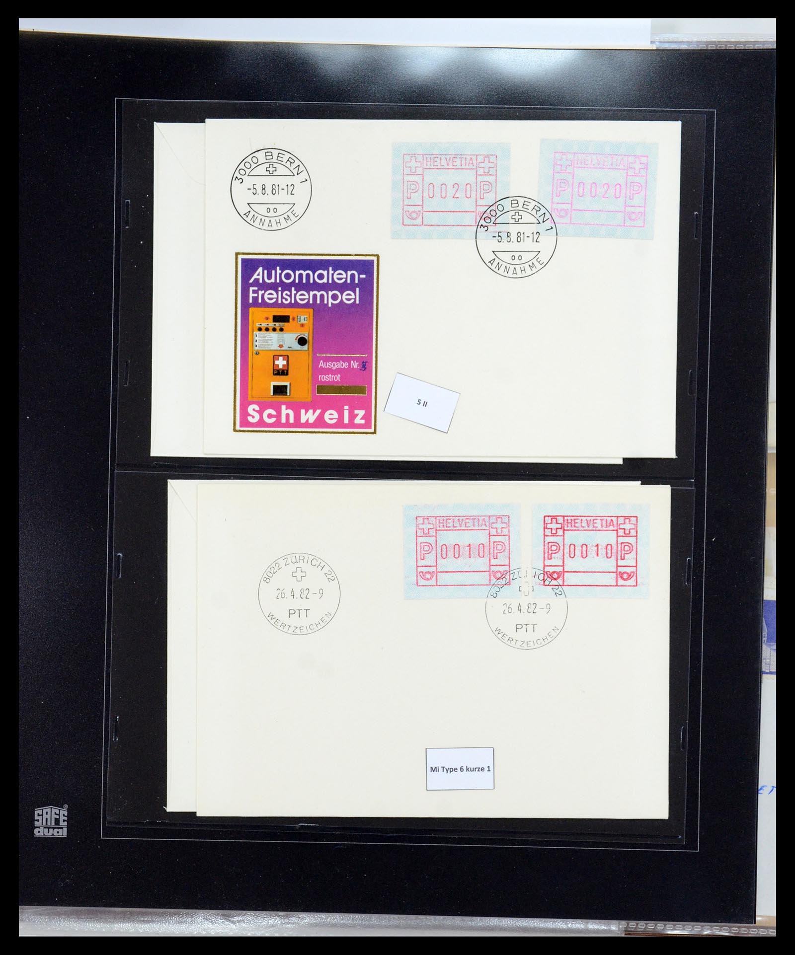 35711 035 - Postzegelverzameling 35711 Zwitserland automaatzegels 1976-2005.