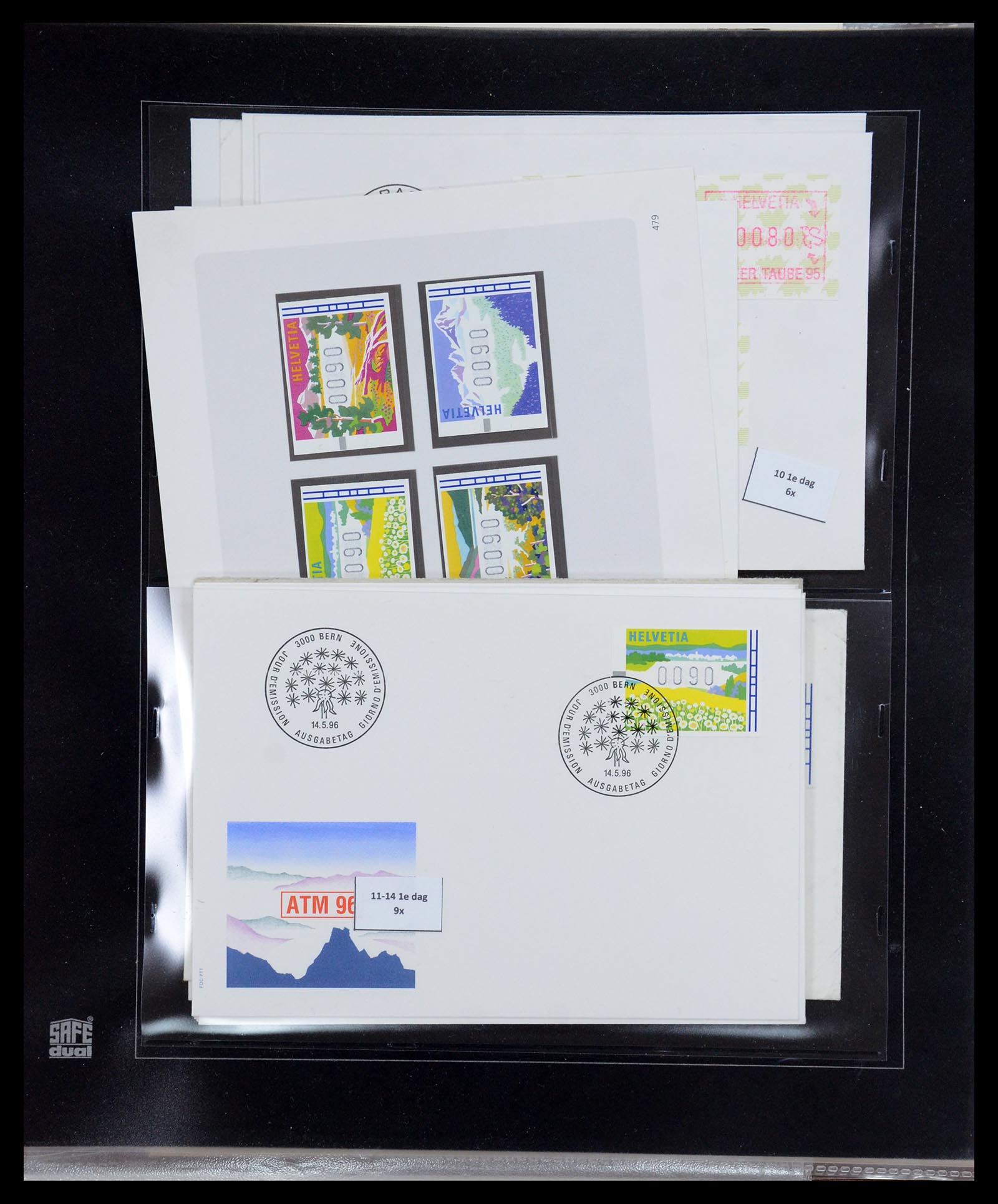 35711 039 - Postzegelverzameling 35711 Zwitserland automaatzegels 1976-2005.