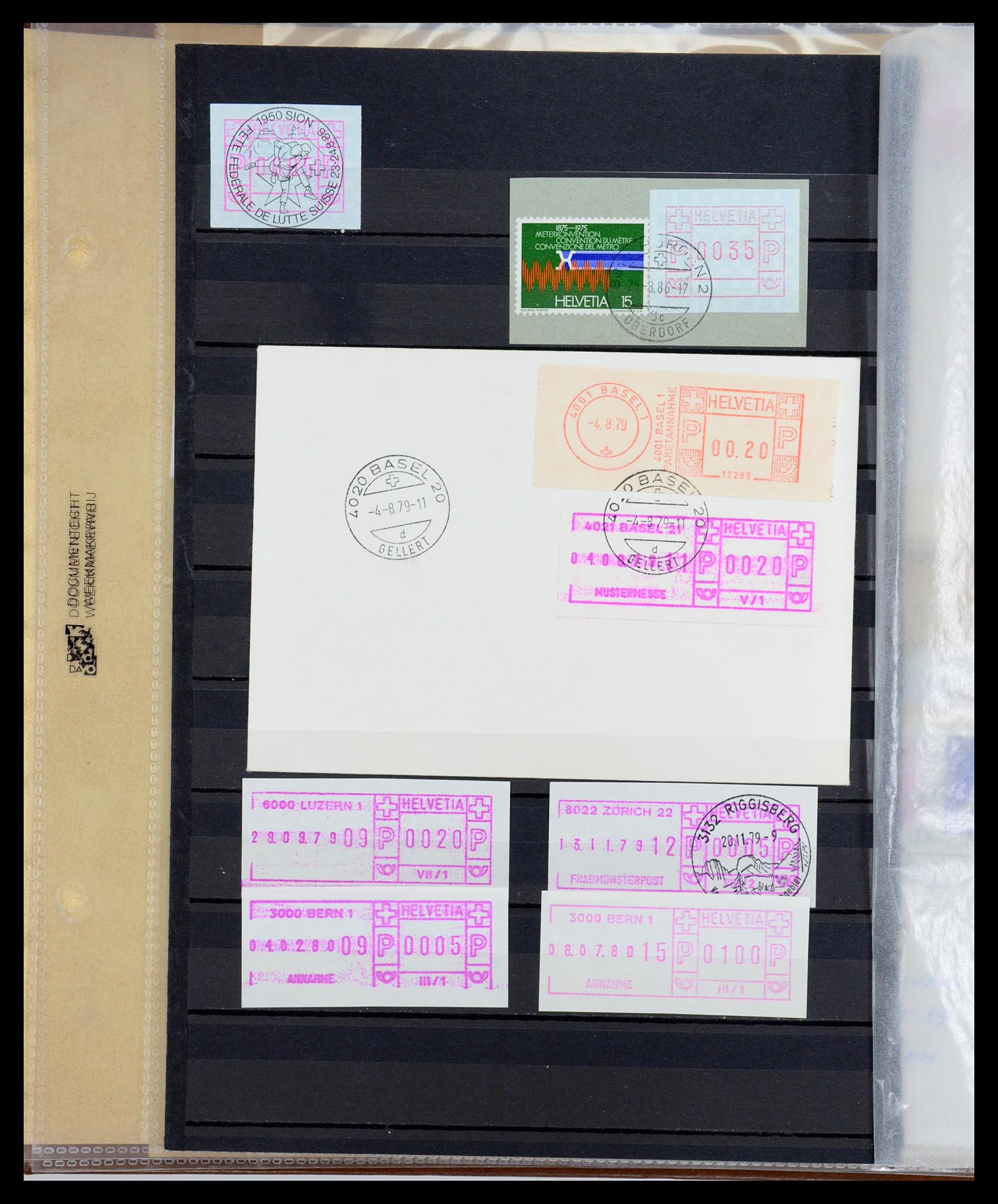 35711 043 - Postzegelverzameling 35711 Zwitserland automaatzegels 1976-2005.