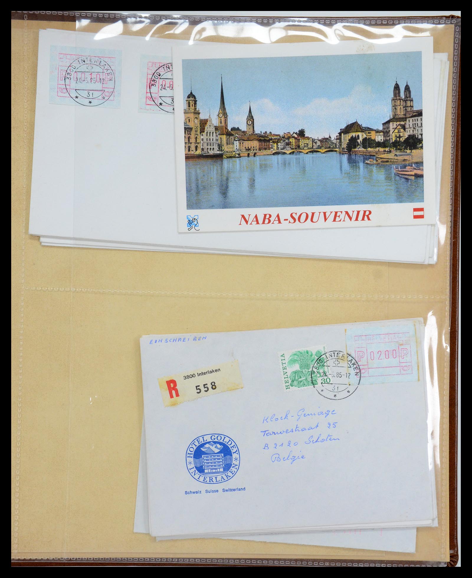 35711 049 - Postzegelverzameling 35711 Zwitserland automaatzegels 1976-2005.