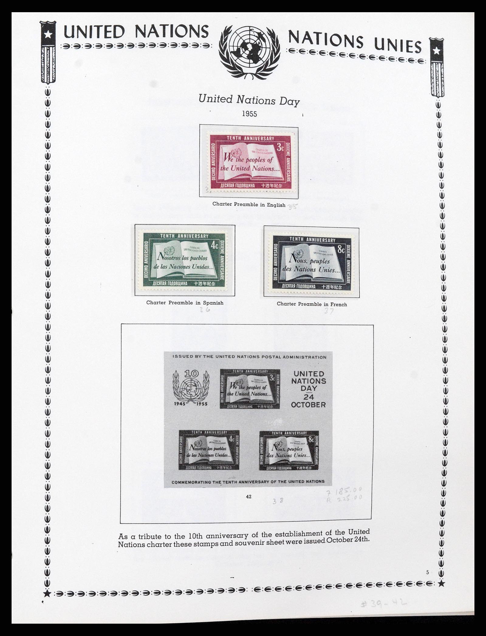 35712 0006 - Postzegelverzameling 35712 Verenigde Naties 1951-2020!!