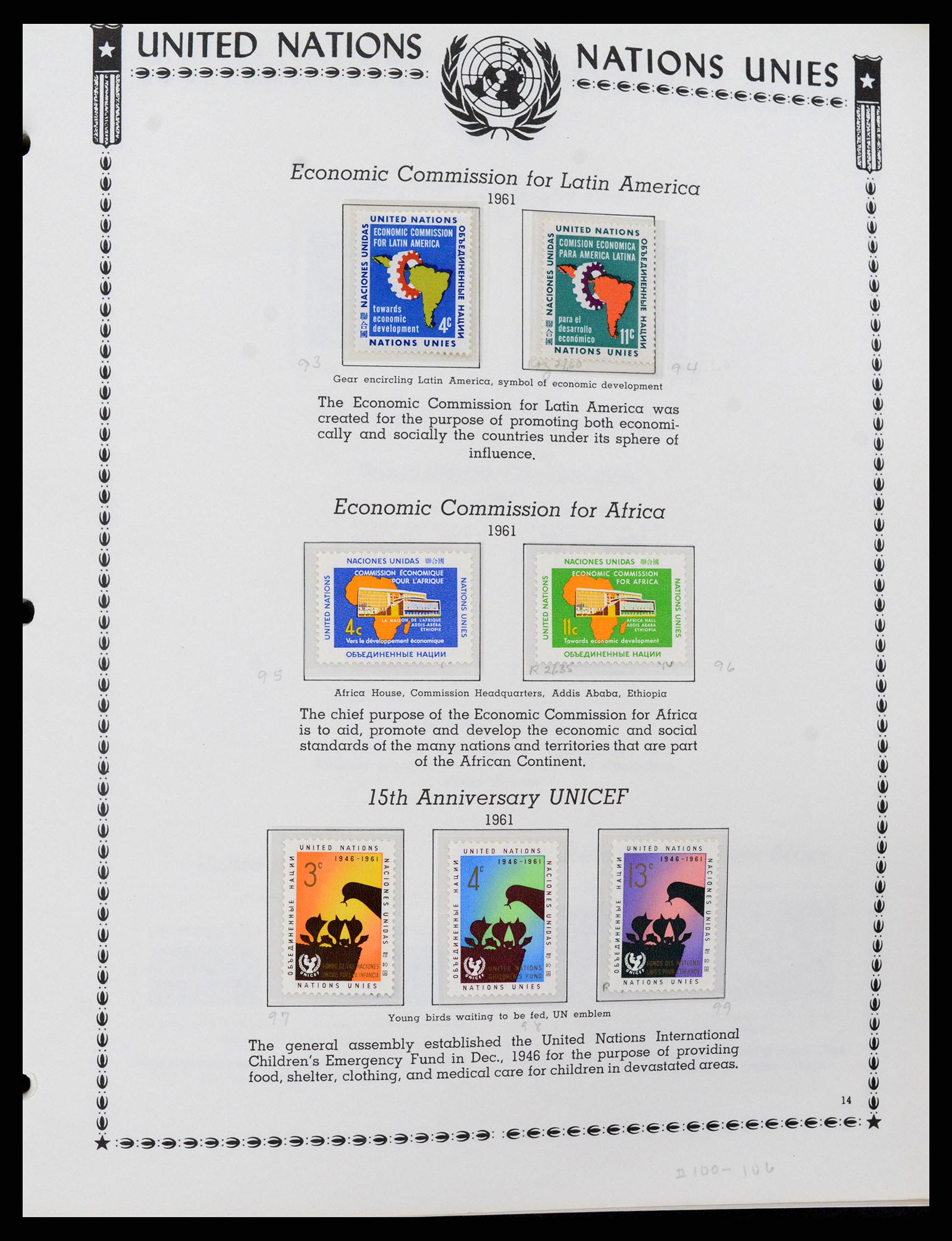 35712 0015 - Postzegelverzameling 35712 Verenigde Naties 1951-2020!!