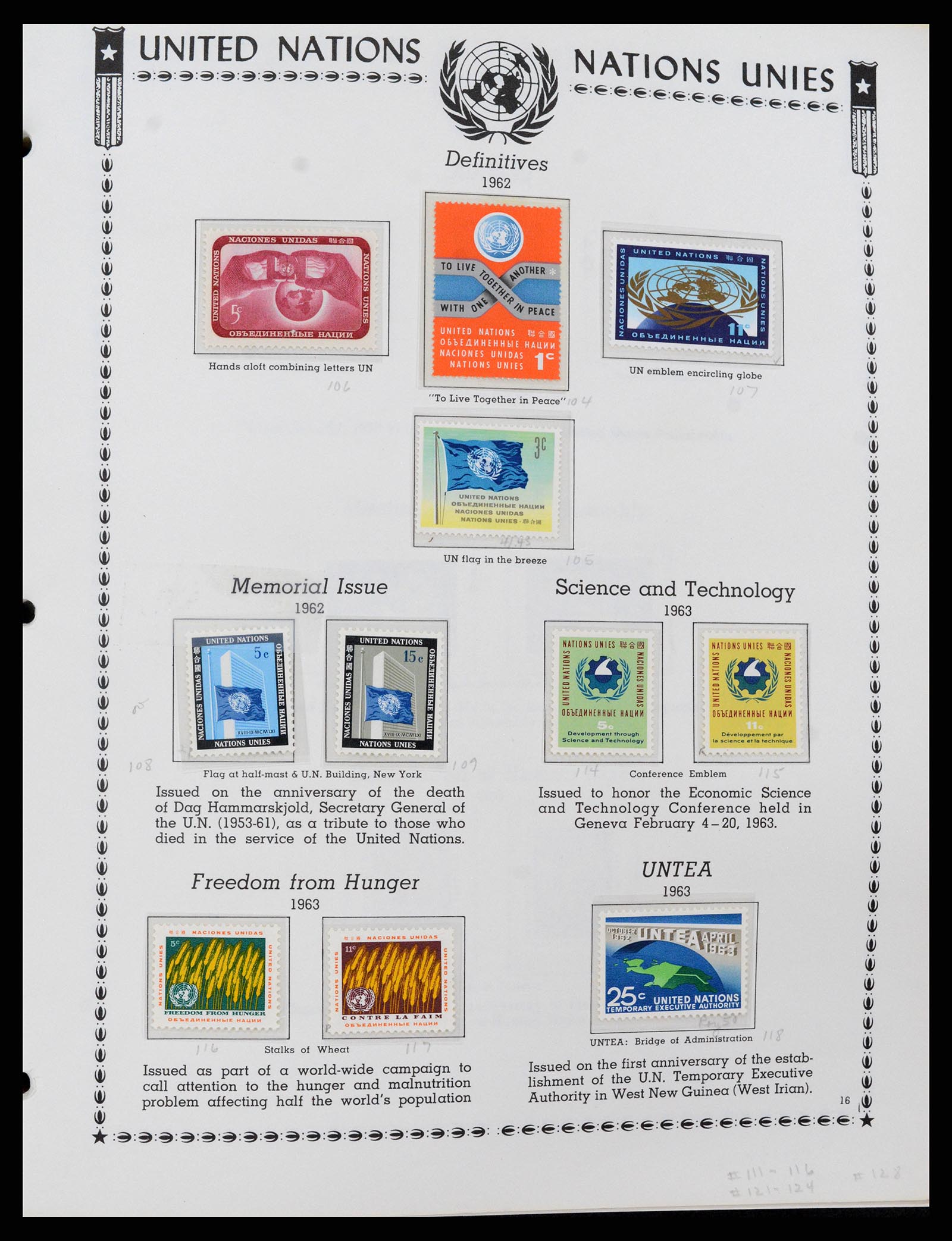 35712 0017 - Postzegelverzameling 35712 Verenigde Naties 1951-2020!!