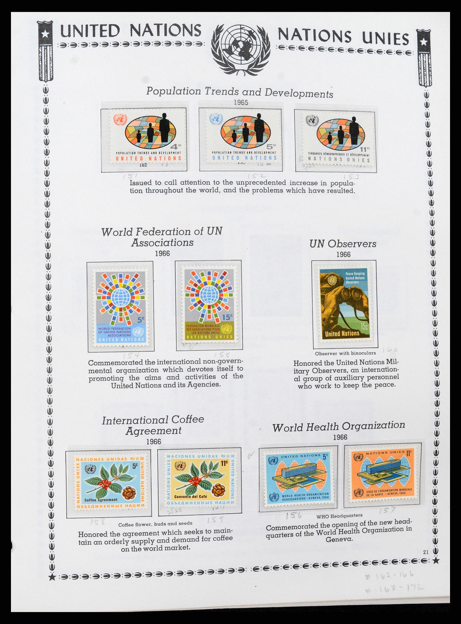 35712 0022 - Stamp Collection 35712 United Nations 1951-2020!!