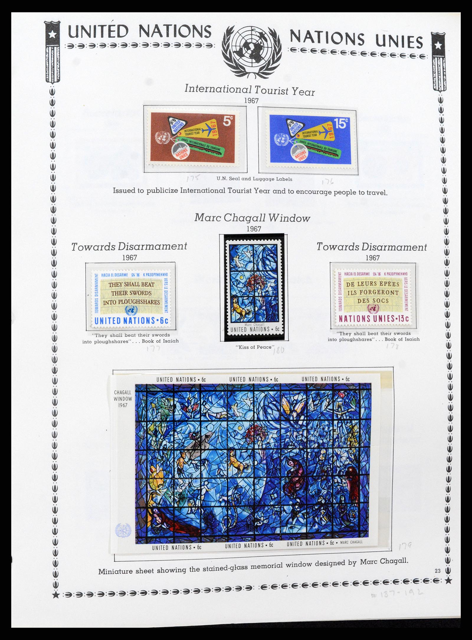 35712 0024 - Stamp Collection 35712 United Nations 1951-2020!!