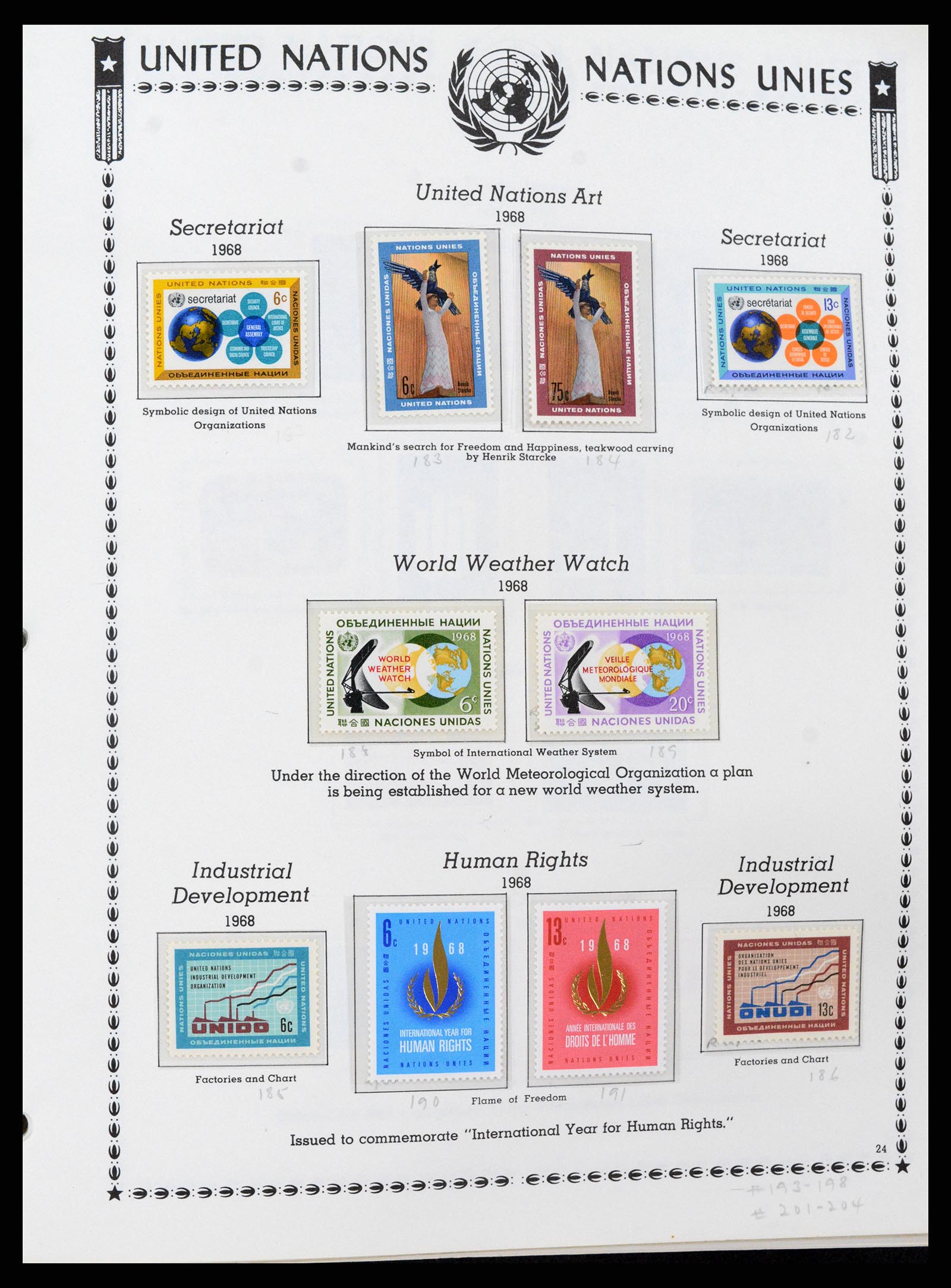 35712 0025 - Postzegelverzameling 35712 Verenigde Naties 1951-2020!!