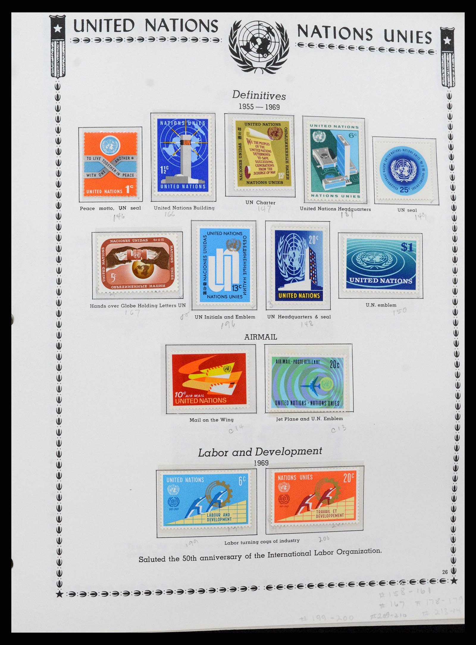 35712 0026 - Stamp Collection 35712 United Nations 1951-2020!!