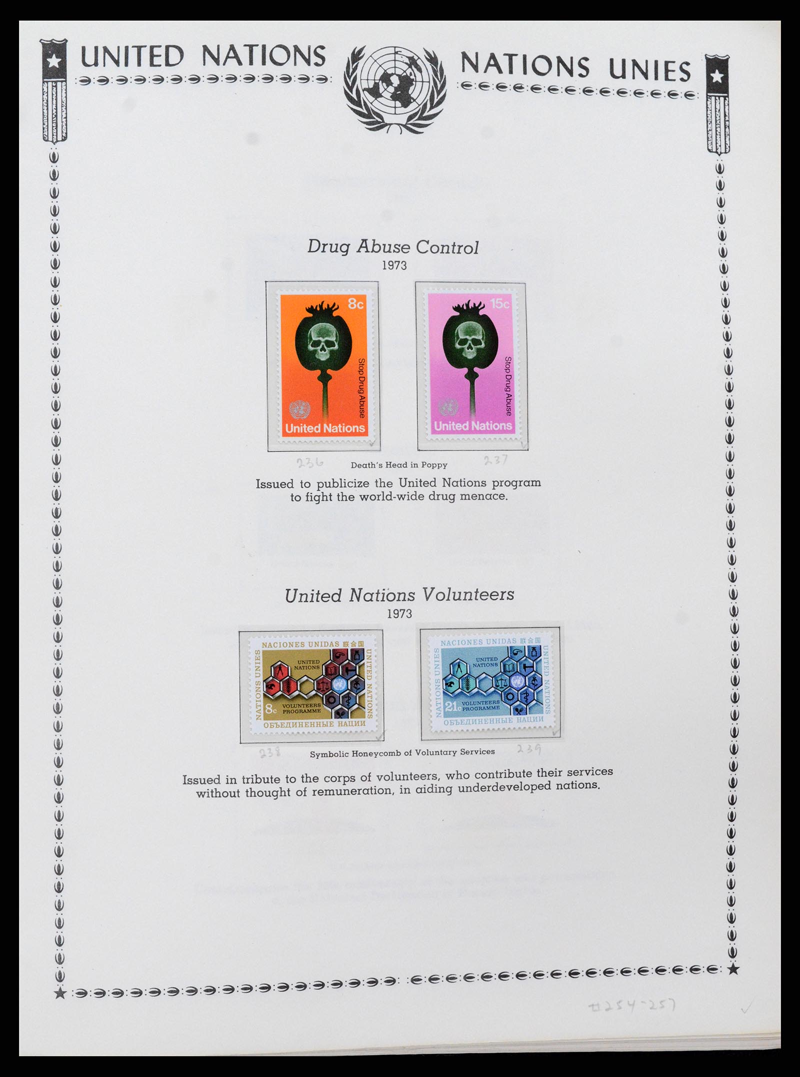 35712 0033 - Postzegelverzameling 35712 Verenigde Naties 1951-2020!!