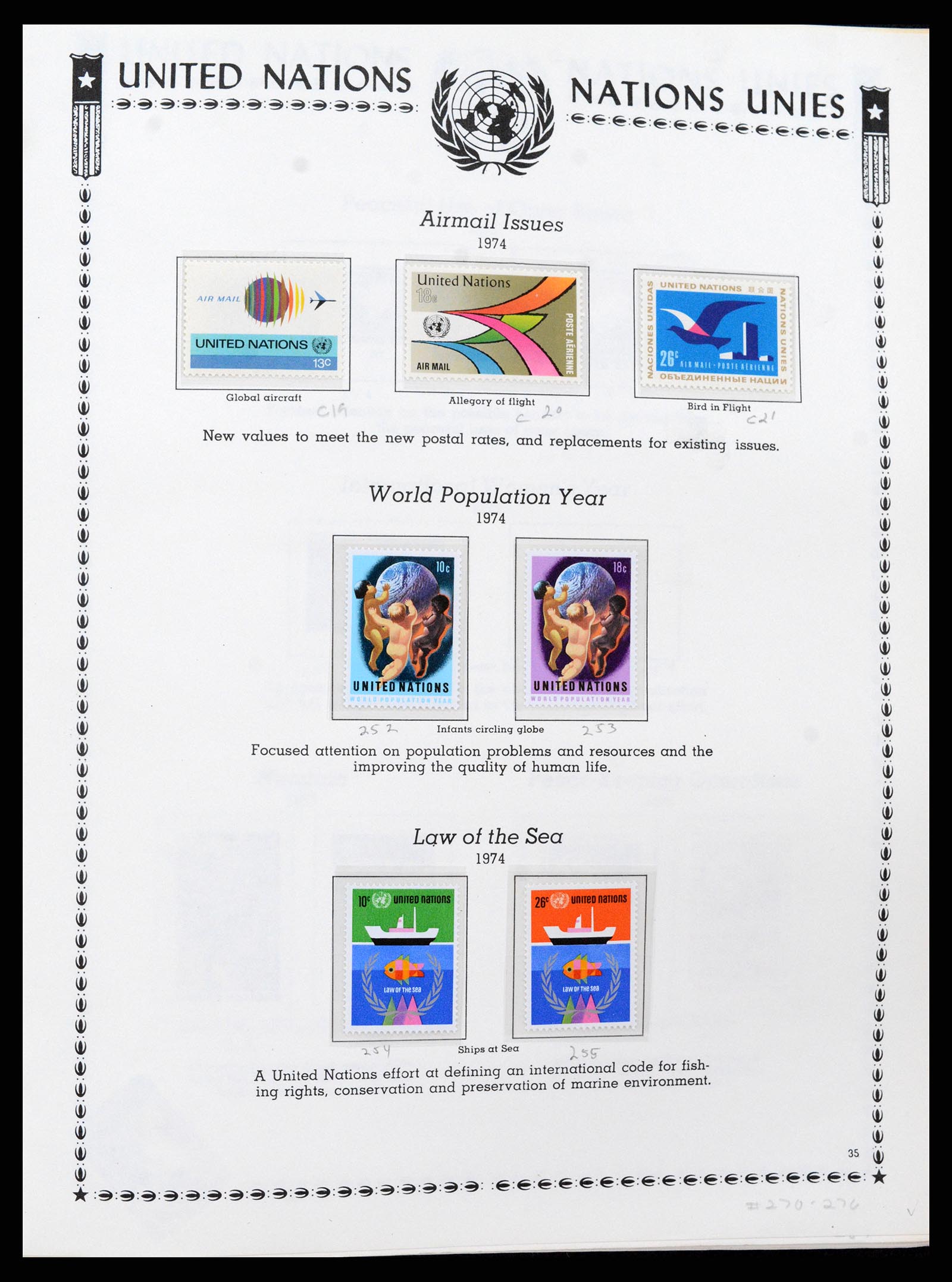 35712 0036 - Postzegelverzameling 35712 Verenigde Naties 1951-2020!!