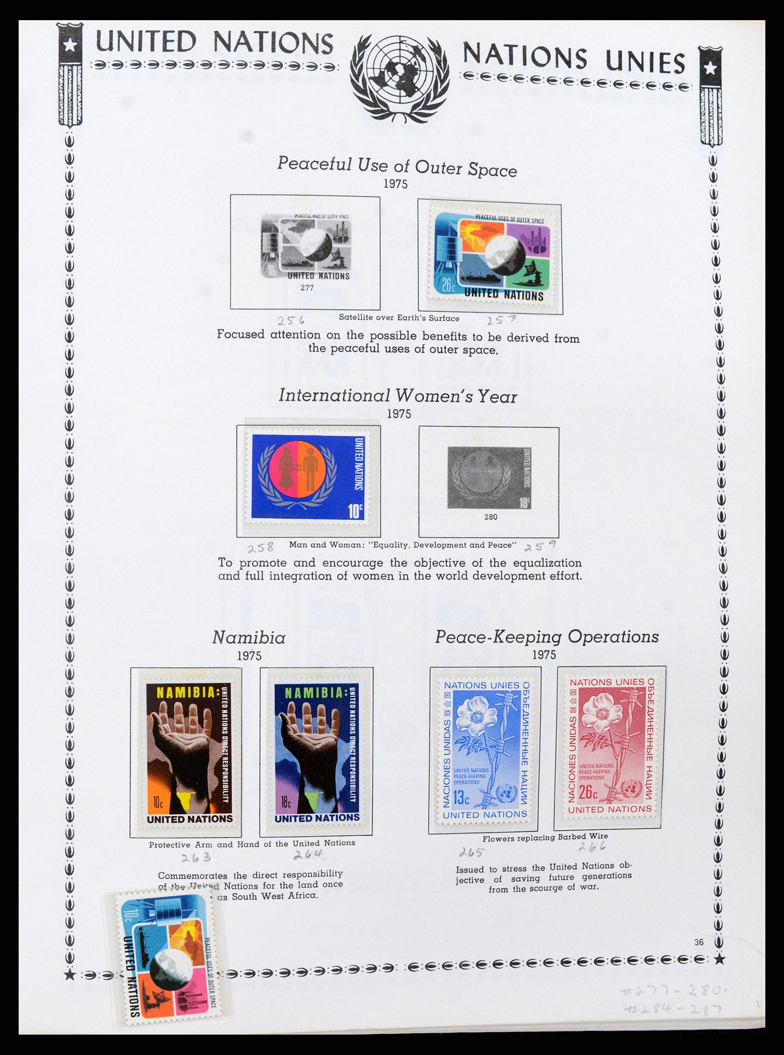 35712 0037 - Postzegelverzameling 35712 Verenigde Naties 1951-2020!!