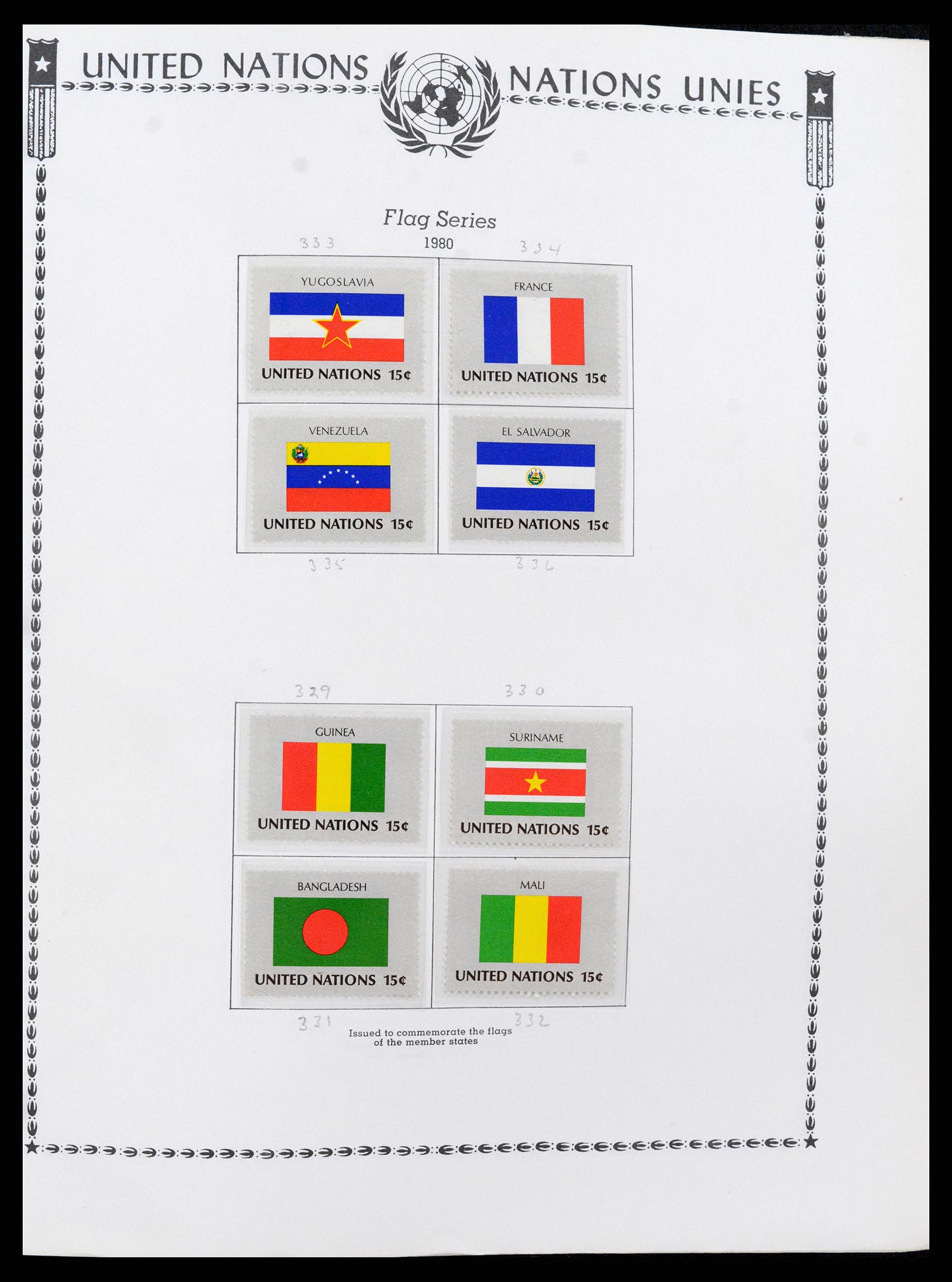 35712 0046 - Postzegelverzameling 35712 Verenigde Naties 1951-2020!!