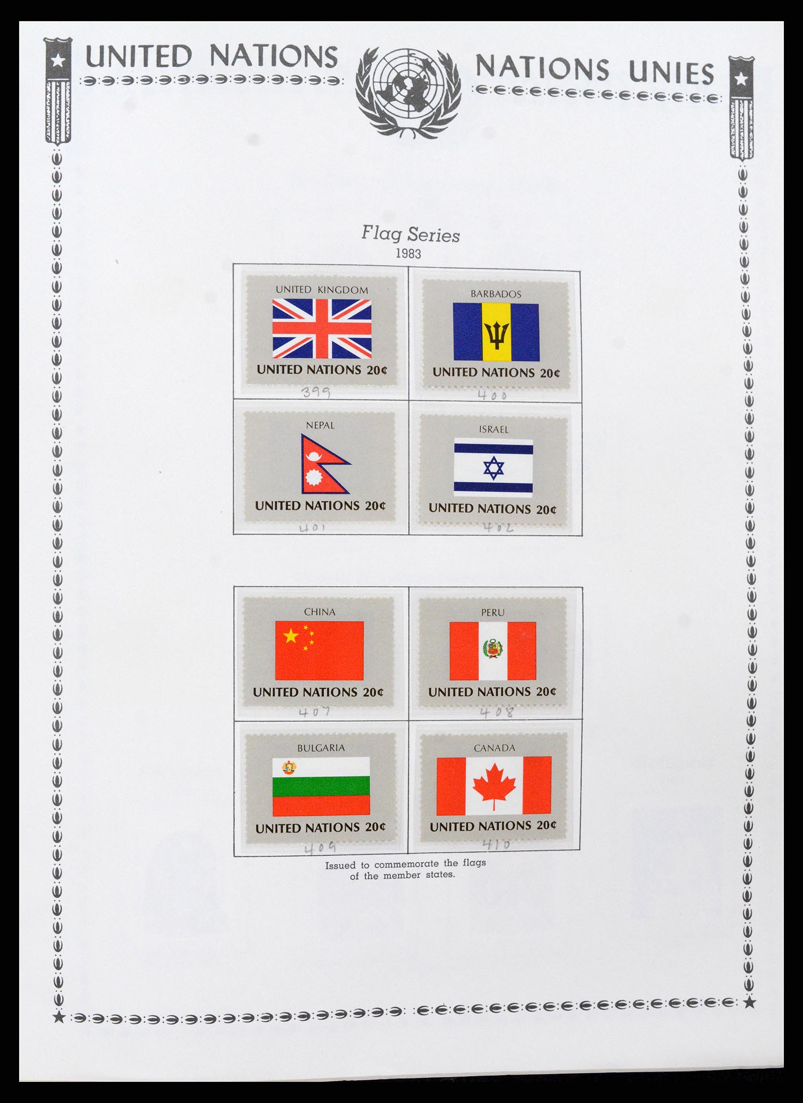 35712 0054 - Postzegelverzameling 35712 Verenigde Naties 1951-2020!!
