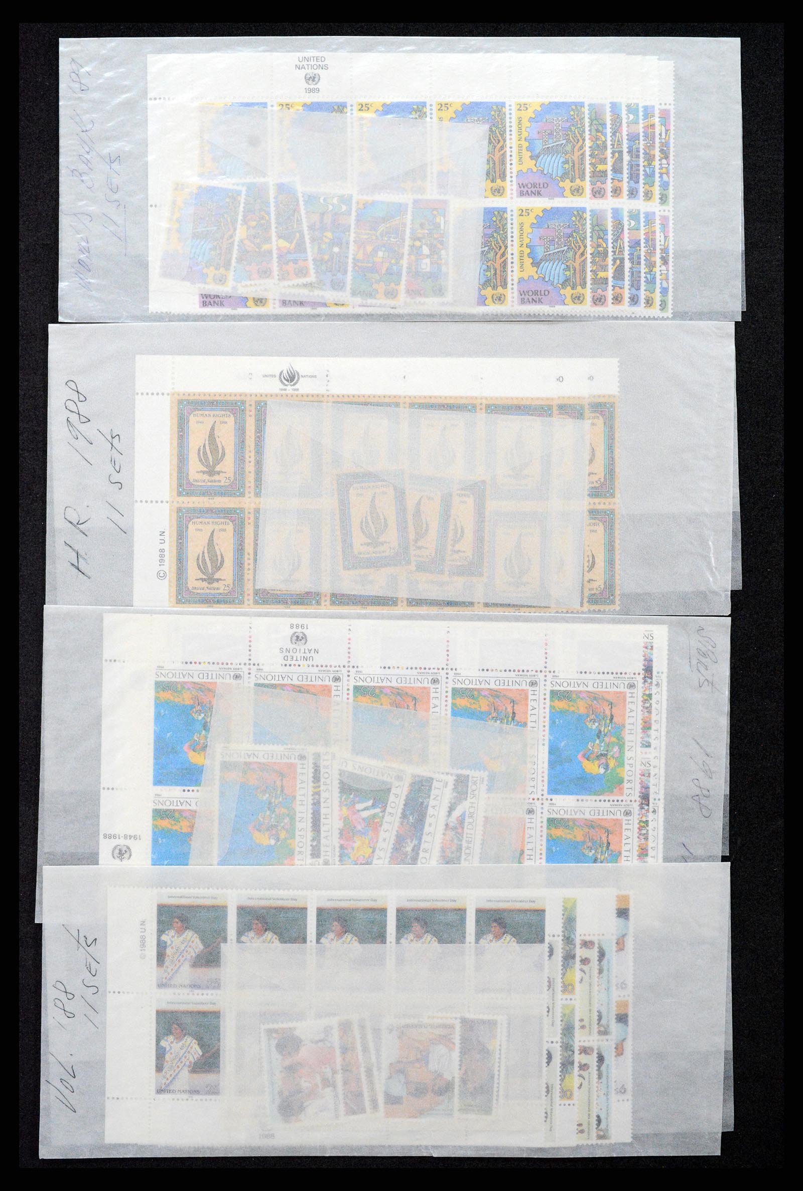 35712 1254 - Postzegelverzameling 35712 Verenigde Naties 1951-2020!!