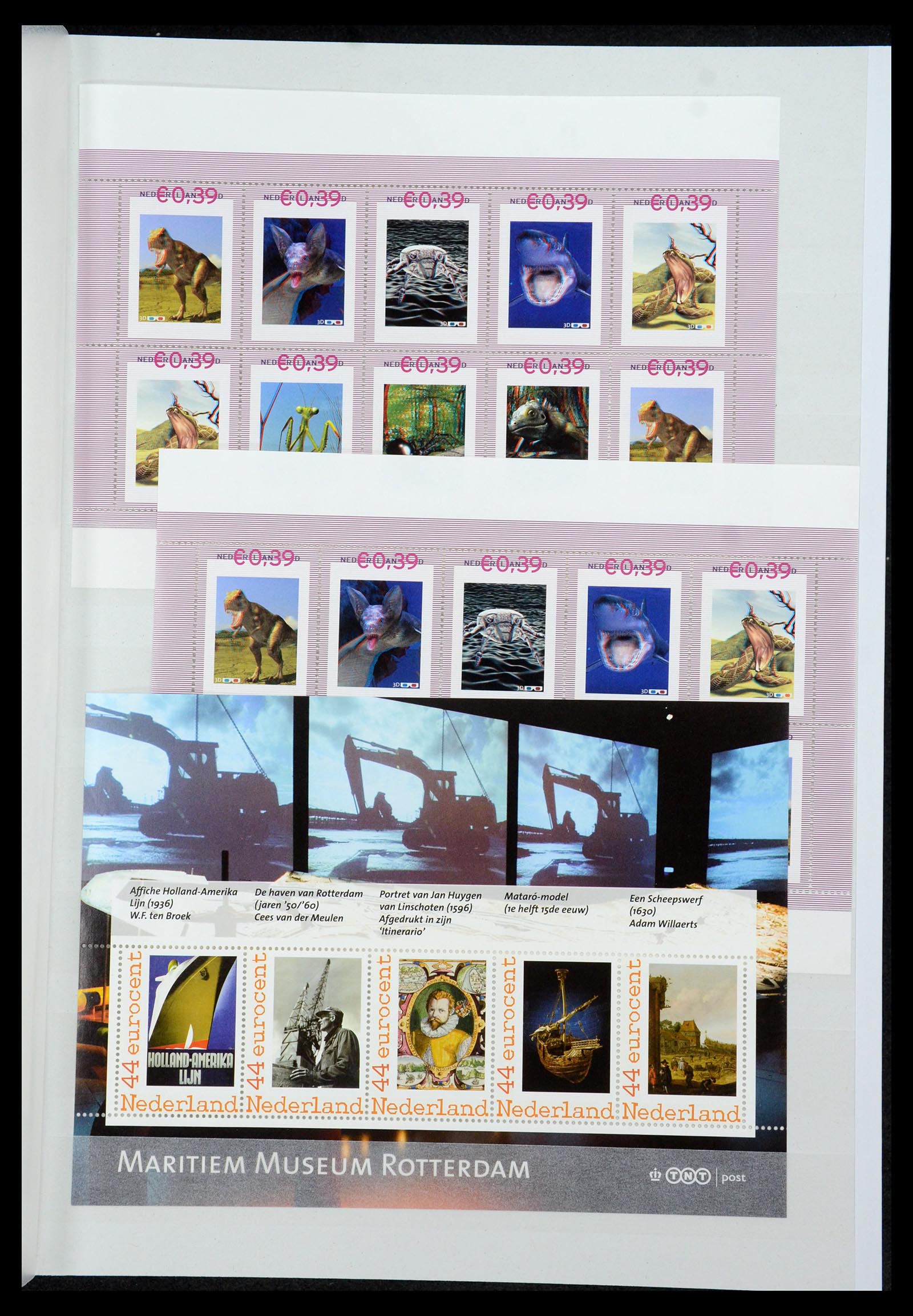35713 001 - Postzegelverzameling 35713 Nederland persoonlijke zegels.