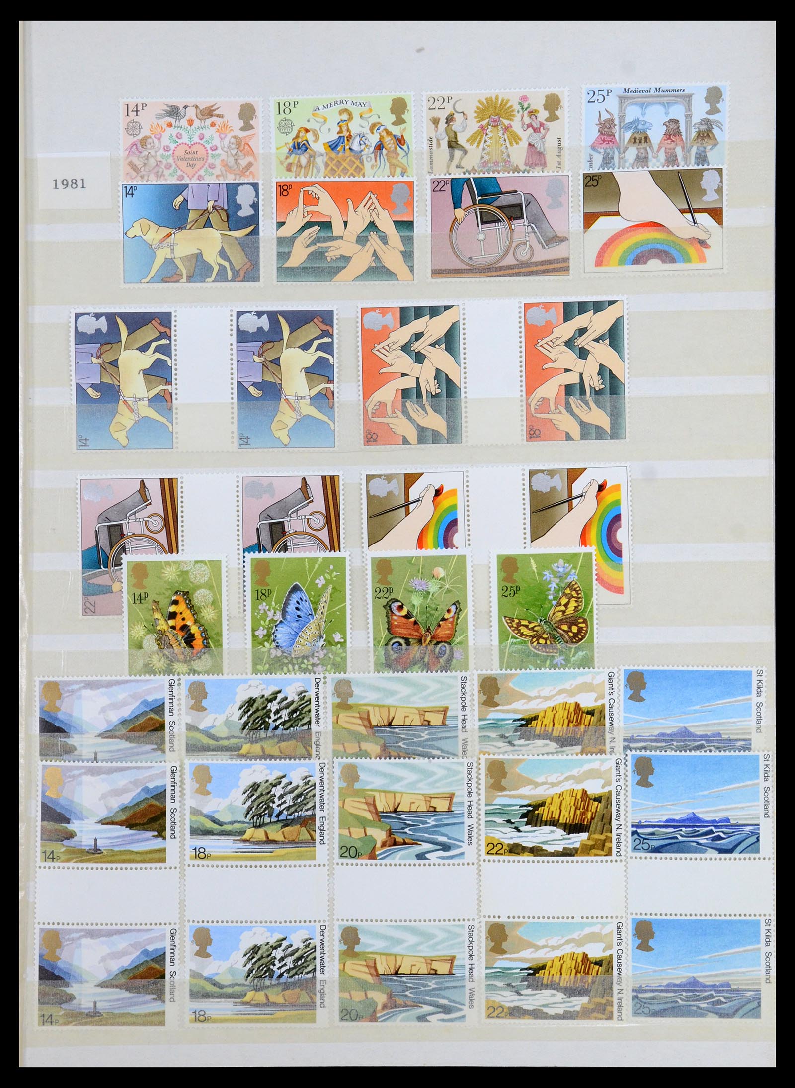 35715 001 - Postzegelverzameling 35715 Engeland 1981-2021!!!