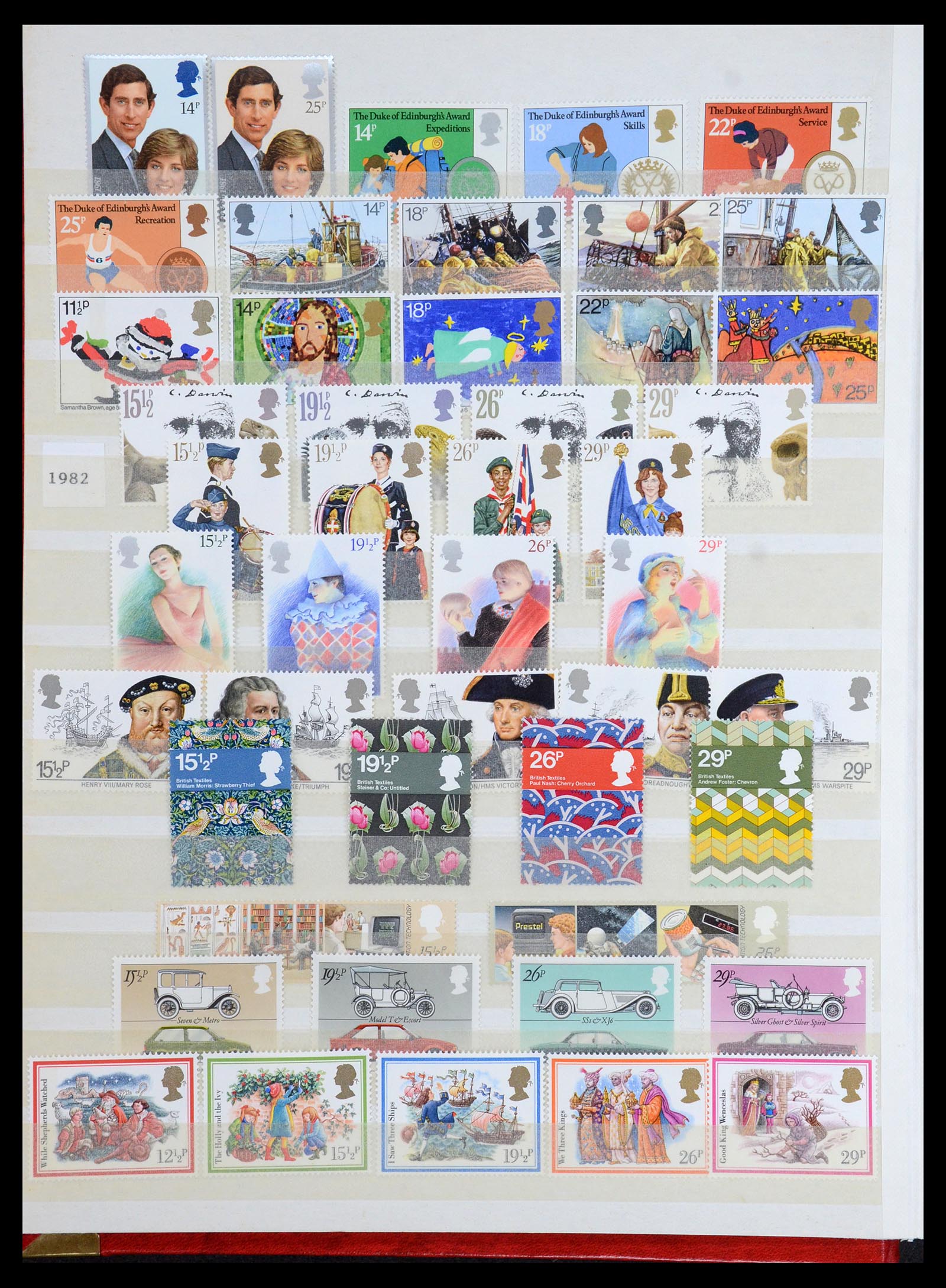 35715 002 - Postzegelverzameling 35715 Engeland 1981-2021!!!