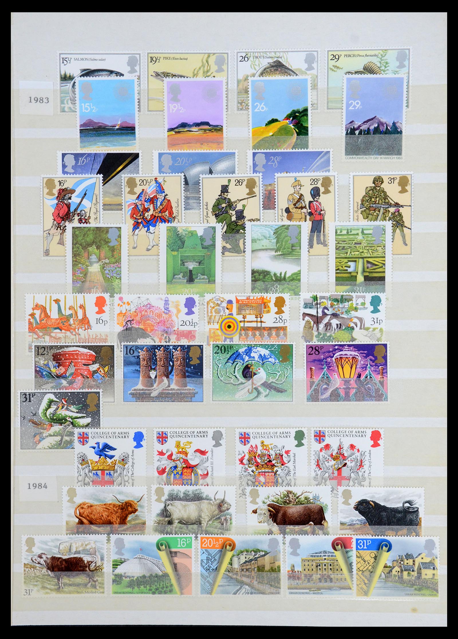 35715 003 - Postzegelverzameling 35715 Engeland 1981-2021!!!