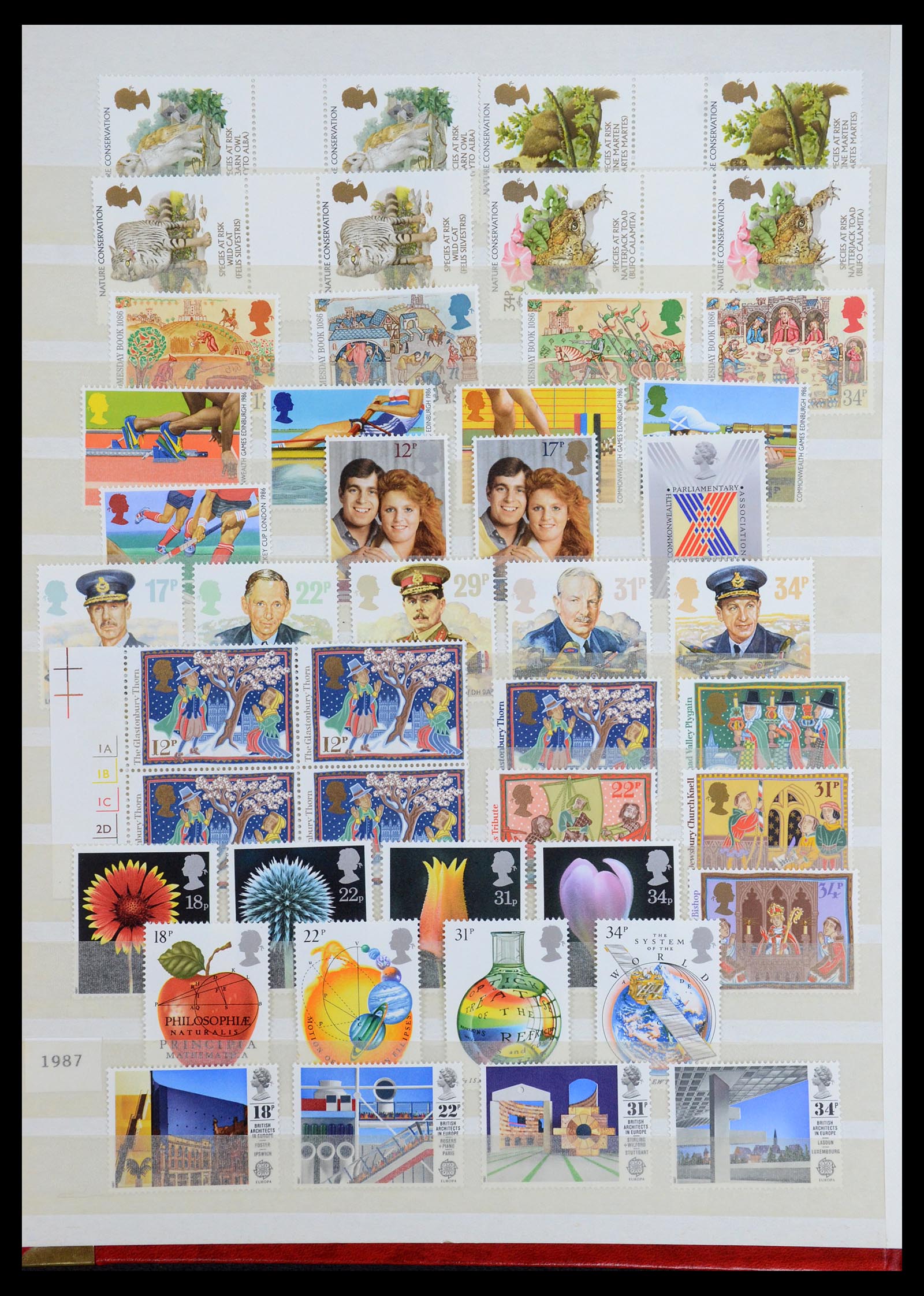 35715 006 - Postzegelverzameling 35715 Engeland 1981-2021!!!
