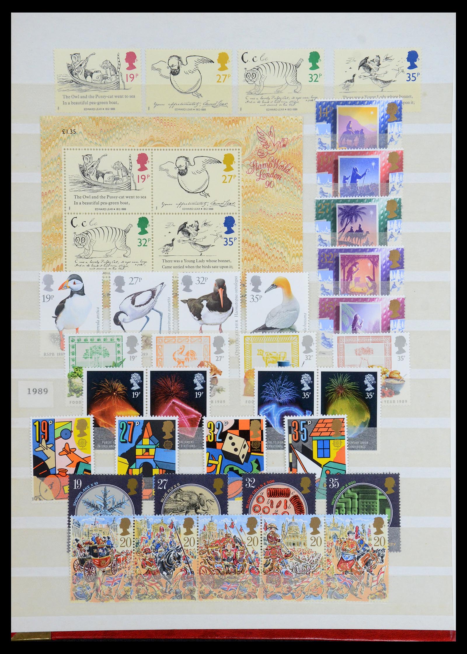 35715 008 - Postzegelverzameling 35715 Engeland 1981-2021!!!