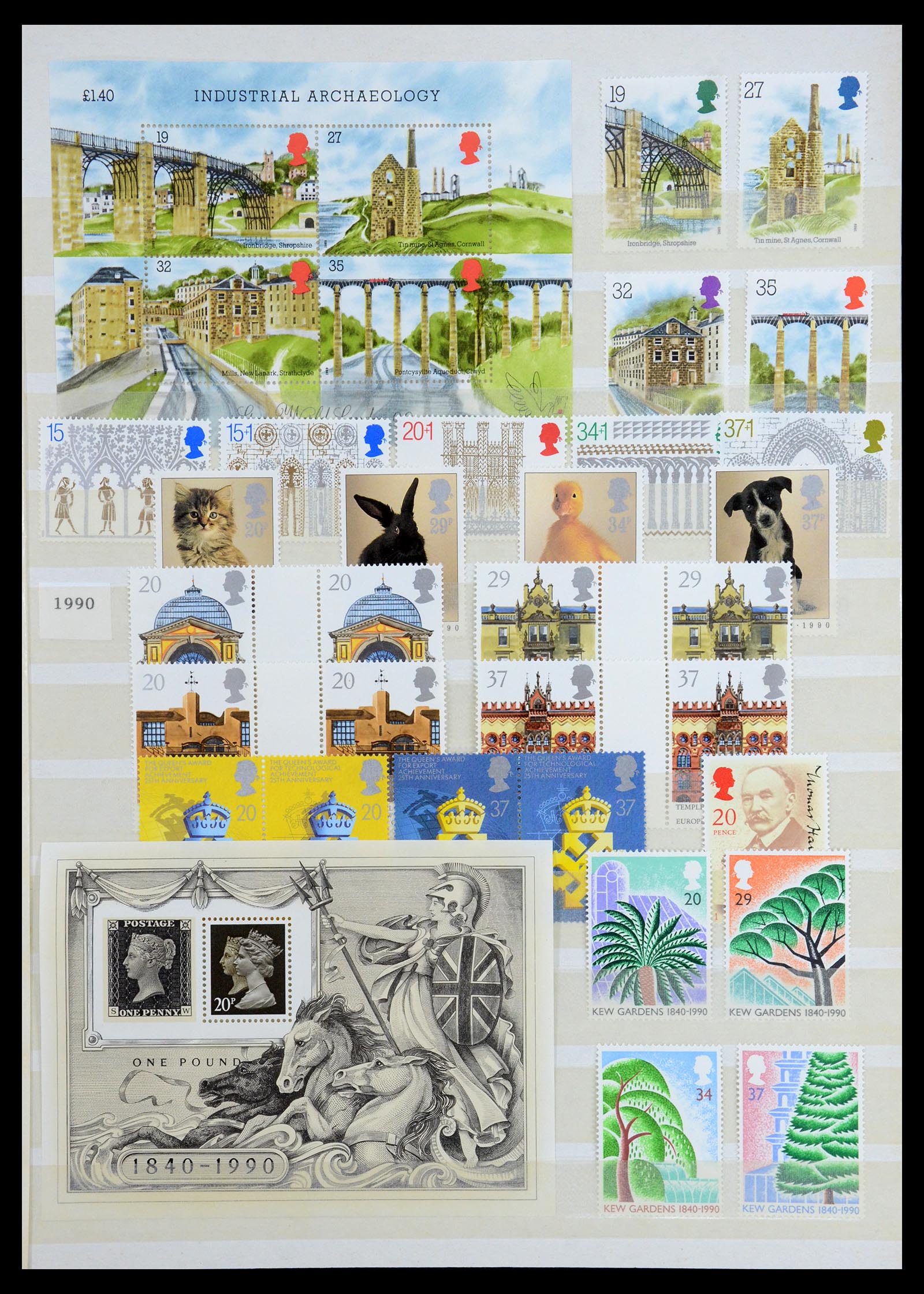 35715 009 - Postzegelverzameling 35715 Engeland 1981-2021!!!