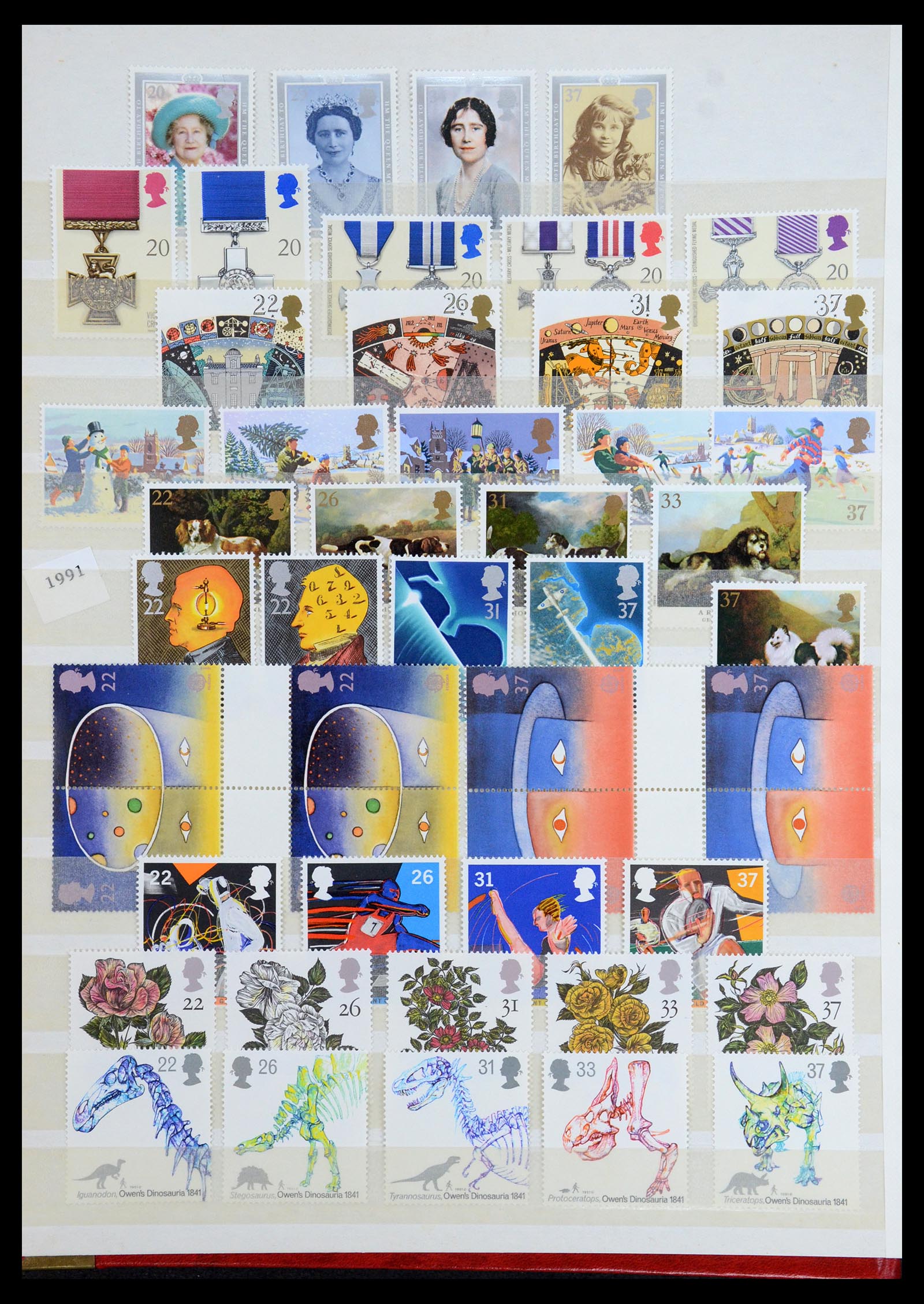 35715 010 - Postzegelverzameling 35715 Engeland 1981-2021!!!