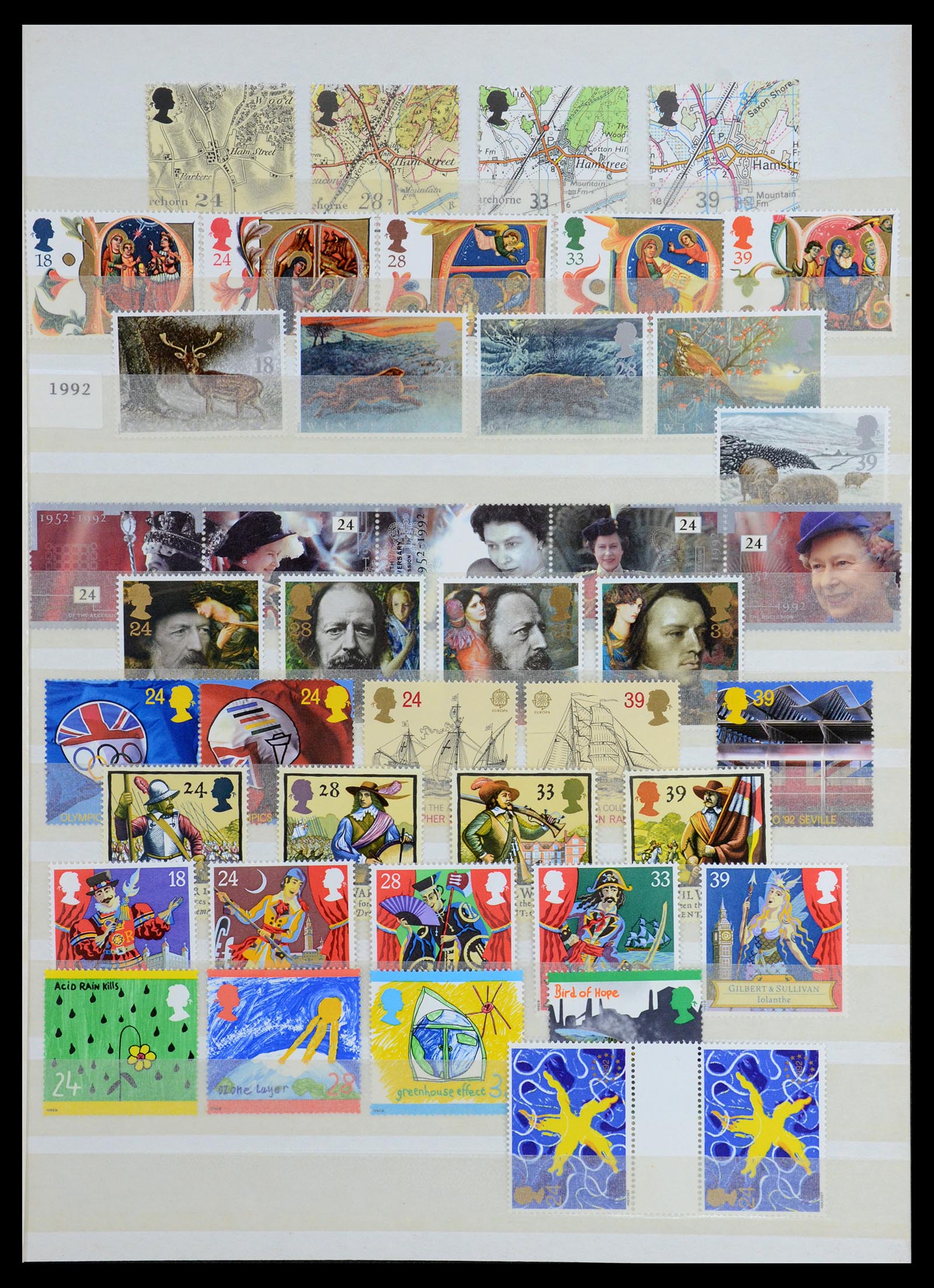 35715 011 - Postzegelverzameling 35715 Engeland 1981-2021!!!