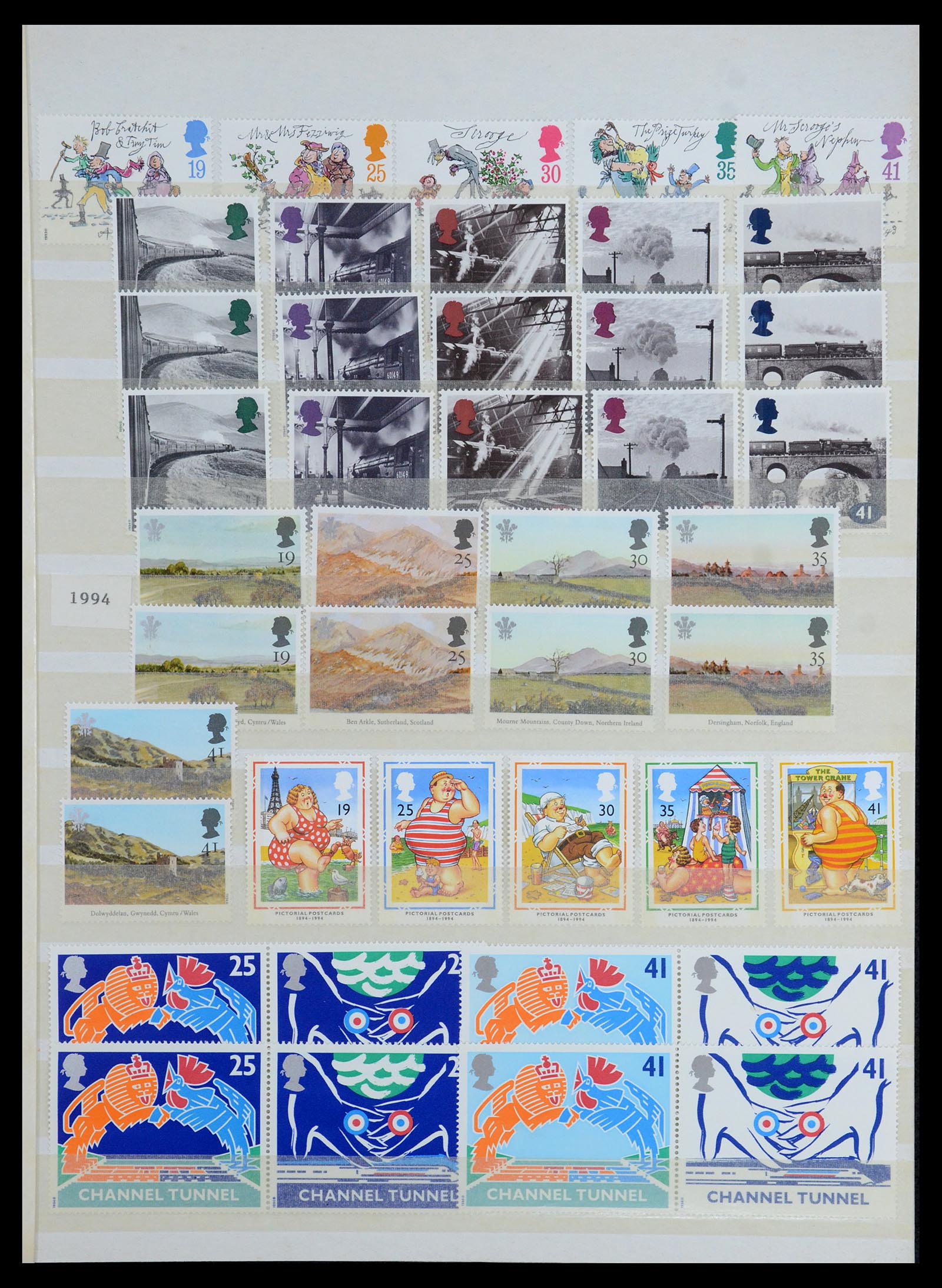 35715 013 - Postzegelverzameling 35715 Engeland 1981-2021!!!