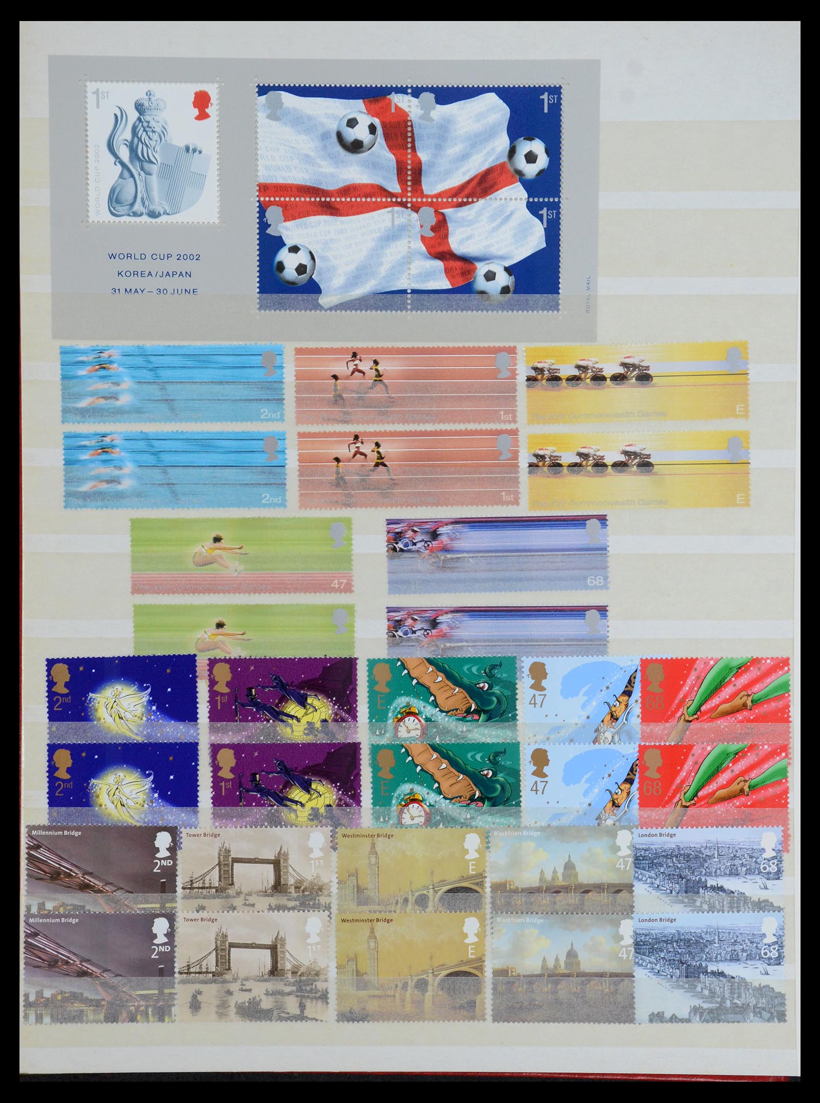 35715 032 - Postzegelverzameling 35715 Engeland 1981-2021!!!