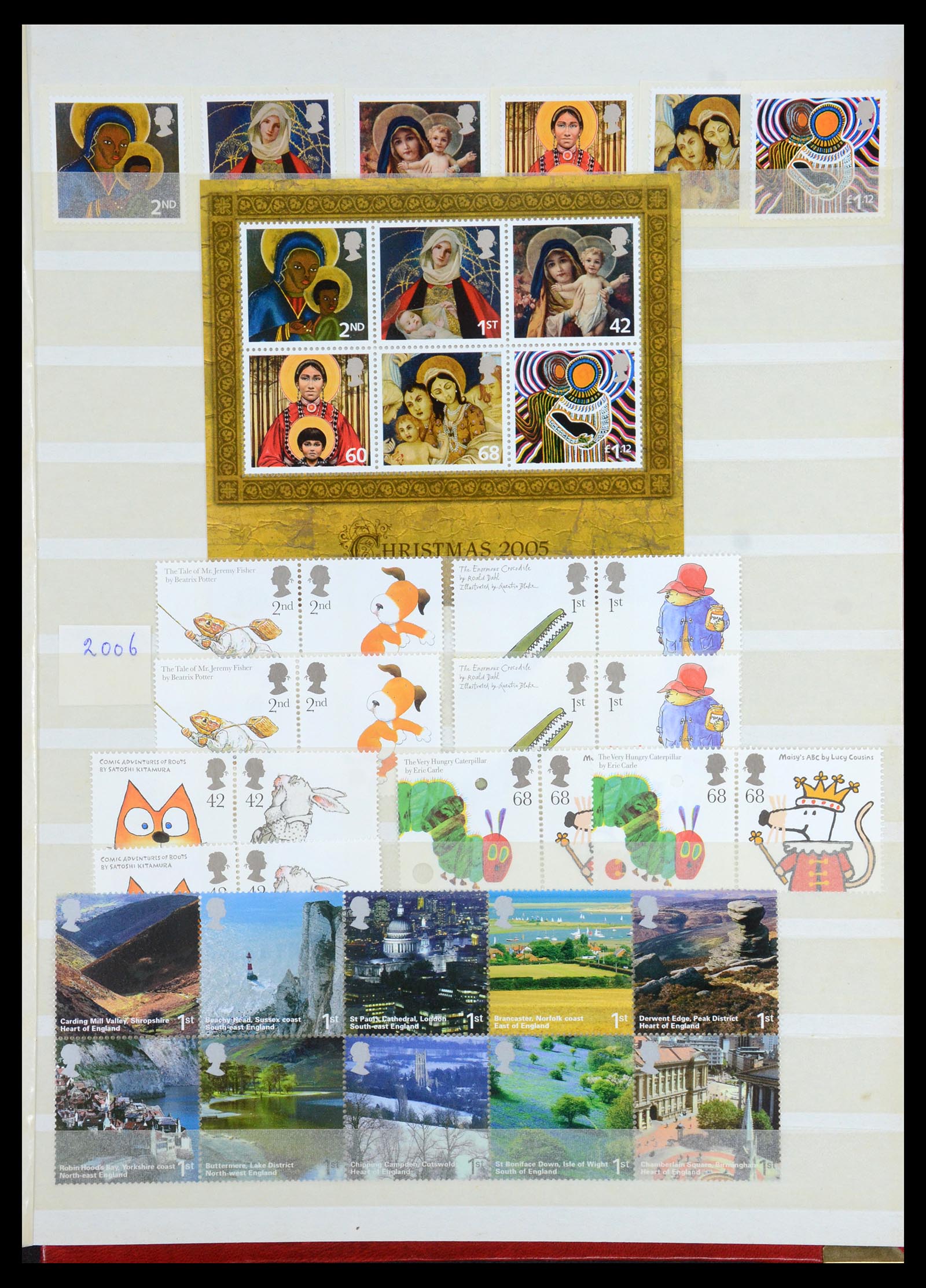 35715 049 - Postzegelverzameling 35715 Engeland 1981-2021!!!