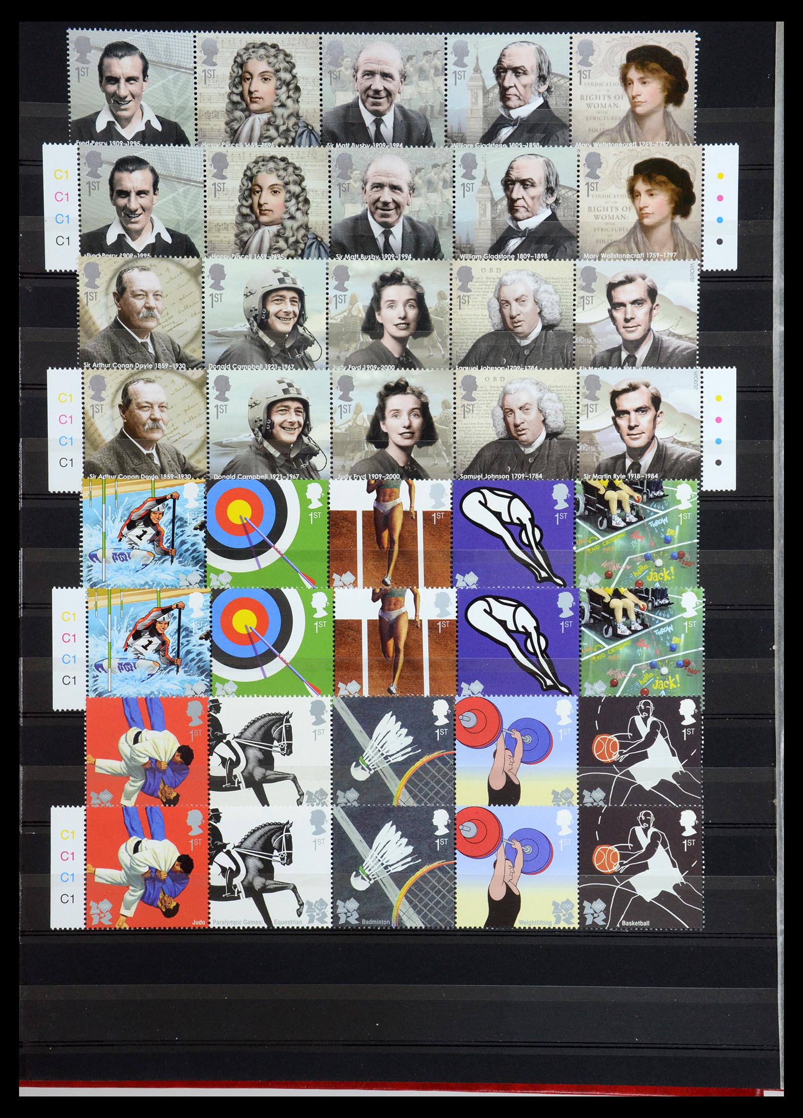 35715 074 - Postzegelverzameling 35715 Engeland 1981-2021!!!